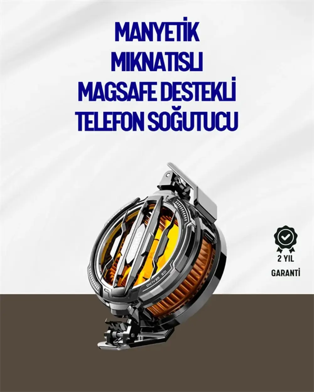 Mıknatıslı ve Aparatlı Montajlı Soğutucu Fan | Her Cihaza Uyumlu