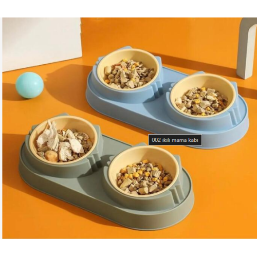 Just Cheap Store Mikopet Çift Bölmeli Mama Ve Su Kabi