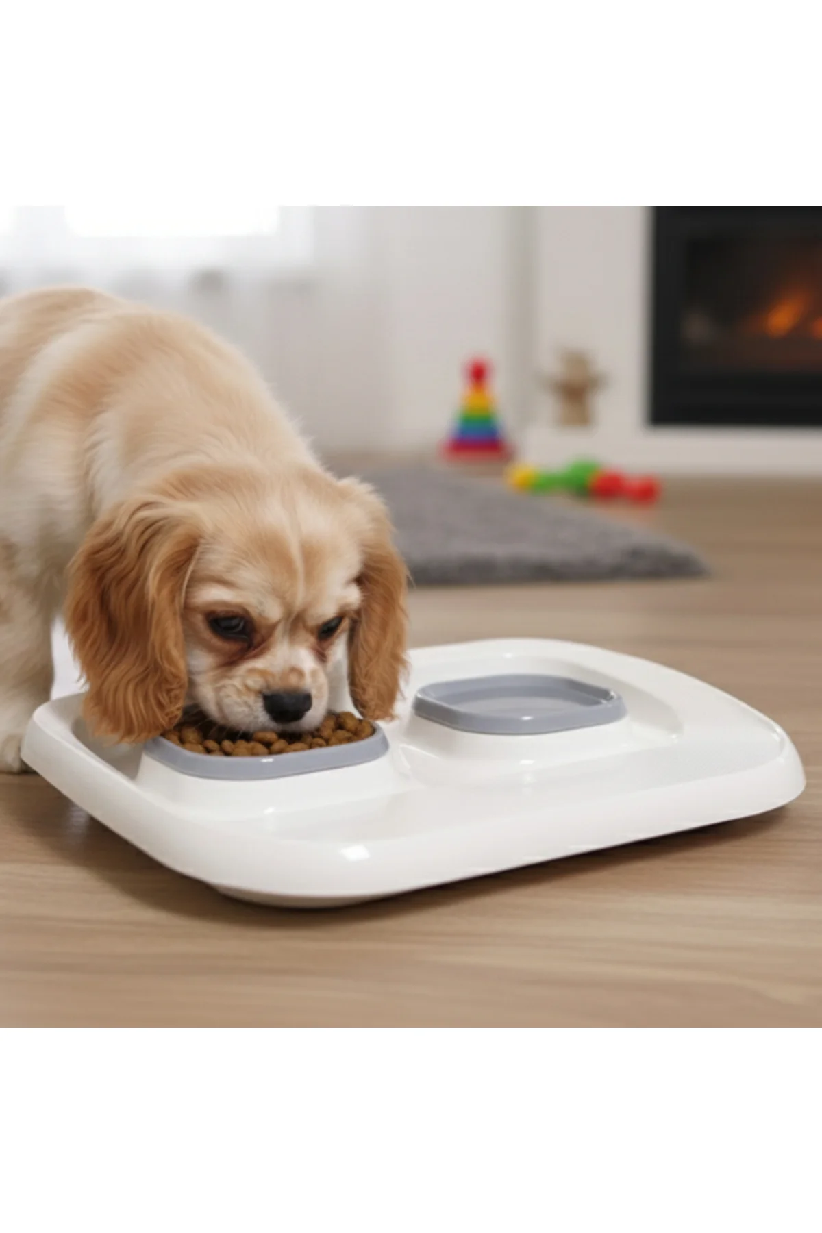 Mikopet Gri 2'si 1 Arada Mama Ve Su Kabı