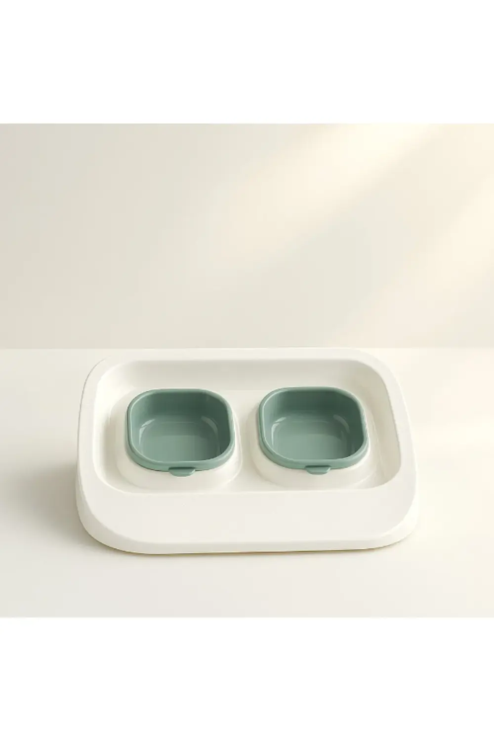 Mikopet Yeşil 2'si 1 Arada Mama Ve Su Kabı