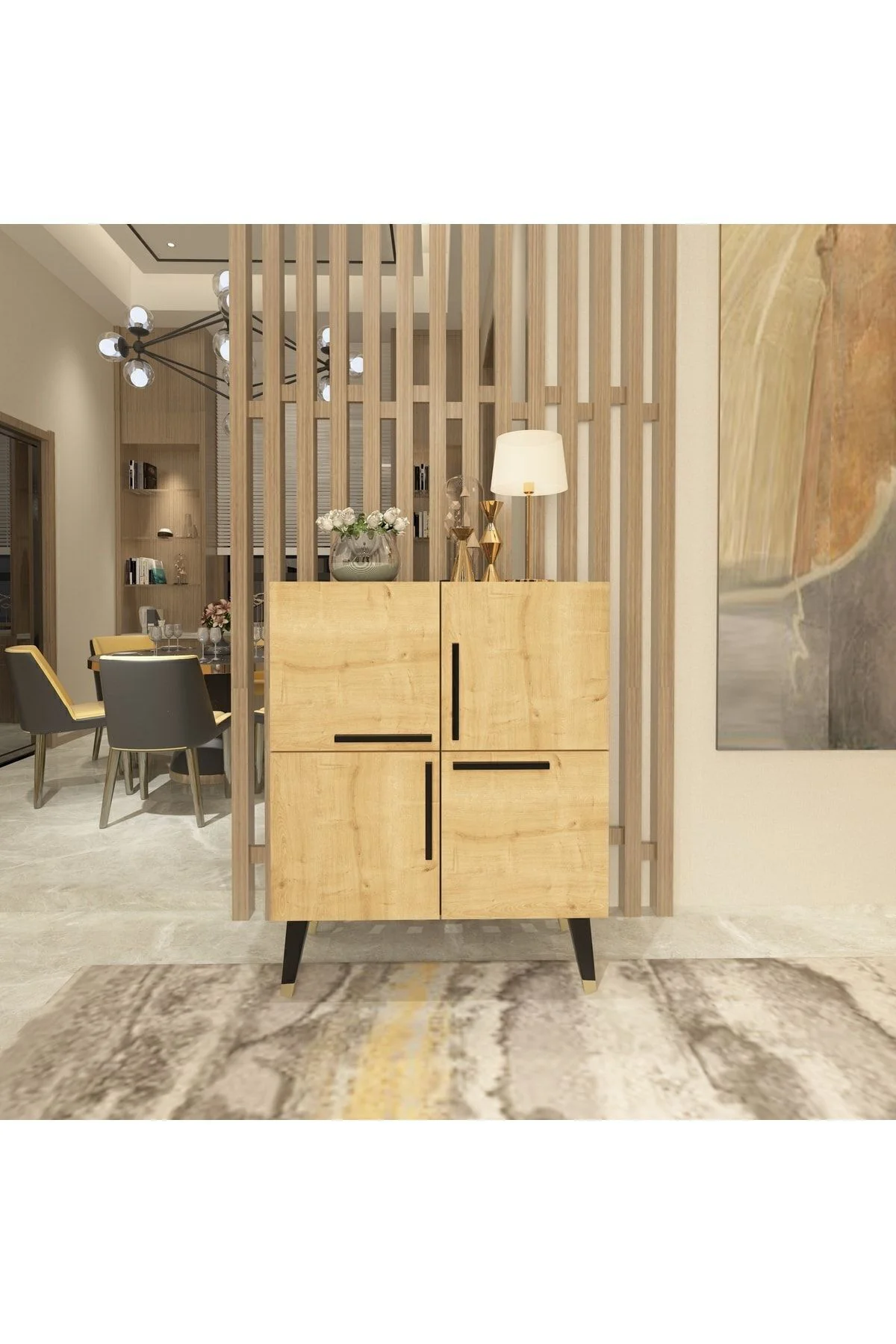 Mikra Konsol Safir Meşe-safir Meşe