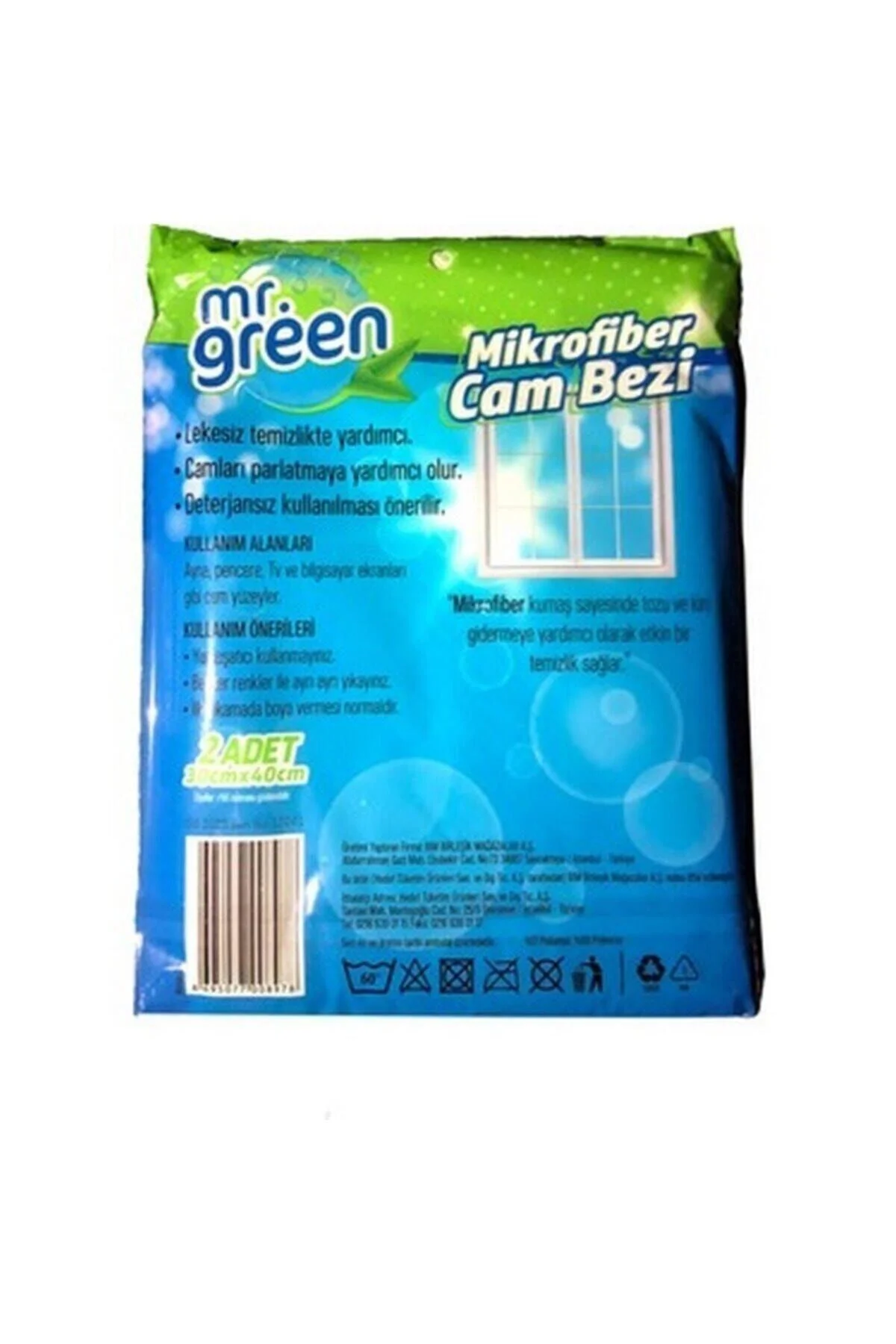 Mikro Fiber Cam Bezi 2'li 1 Paket