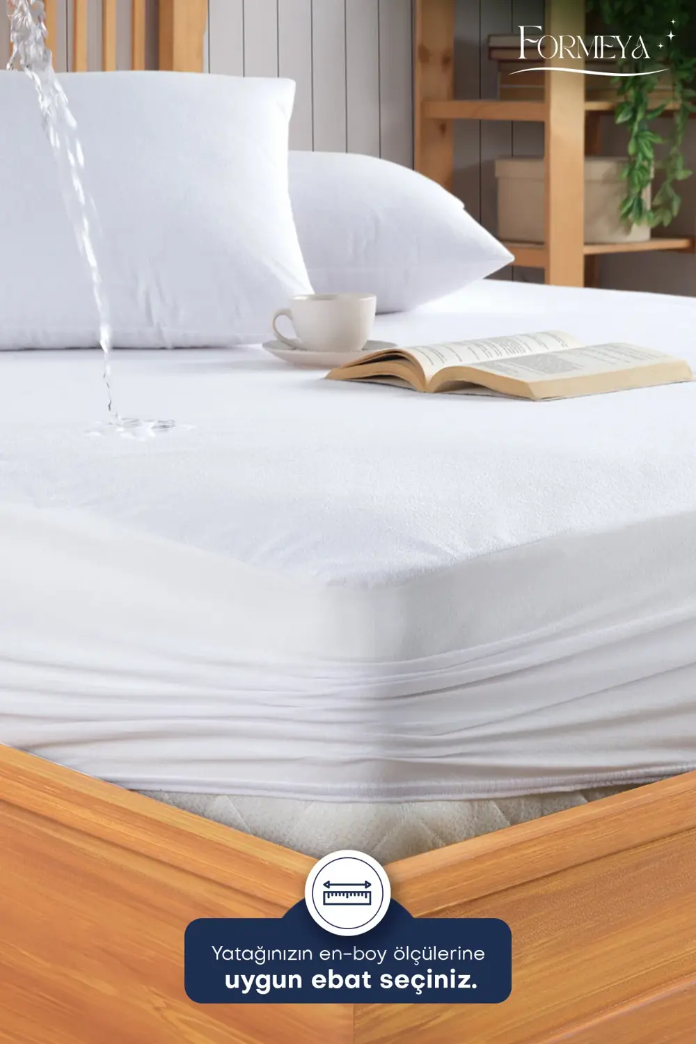 Mikro Fitted Full Kenar Su Sıvı Geçirmez Yatak Koruyucu Alez Bebe