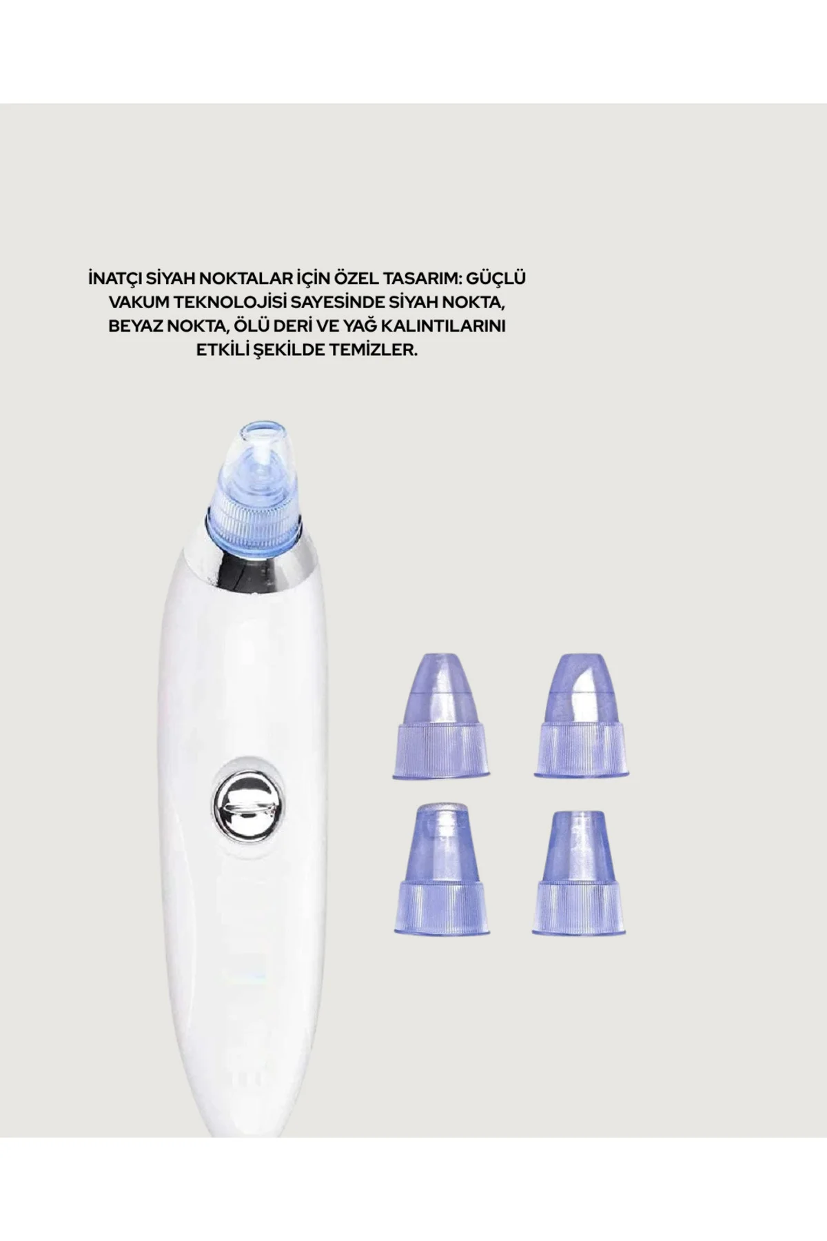 Mikro Kristal Başlıklı Siyah Nokta Temizleme Cihazı – Vakum Gücüy