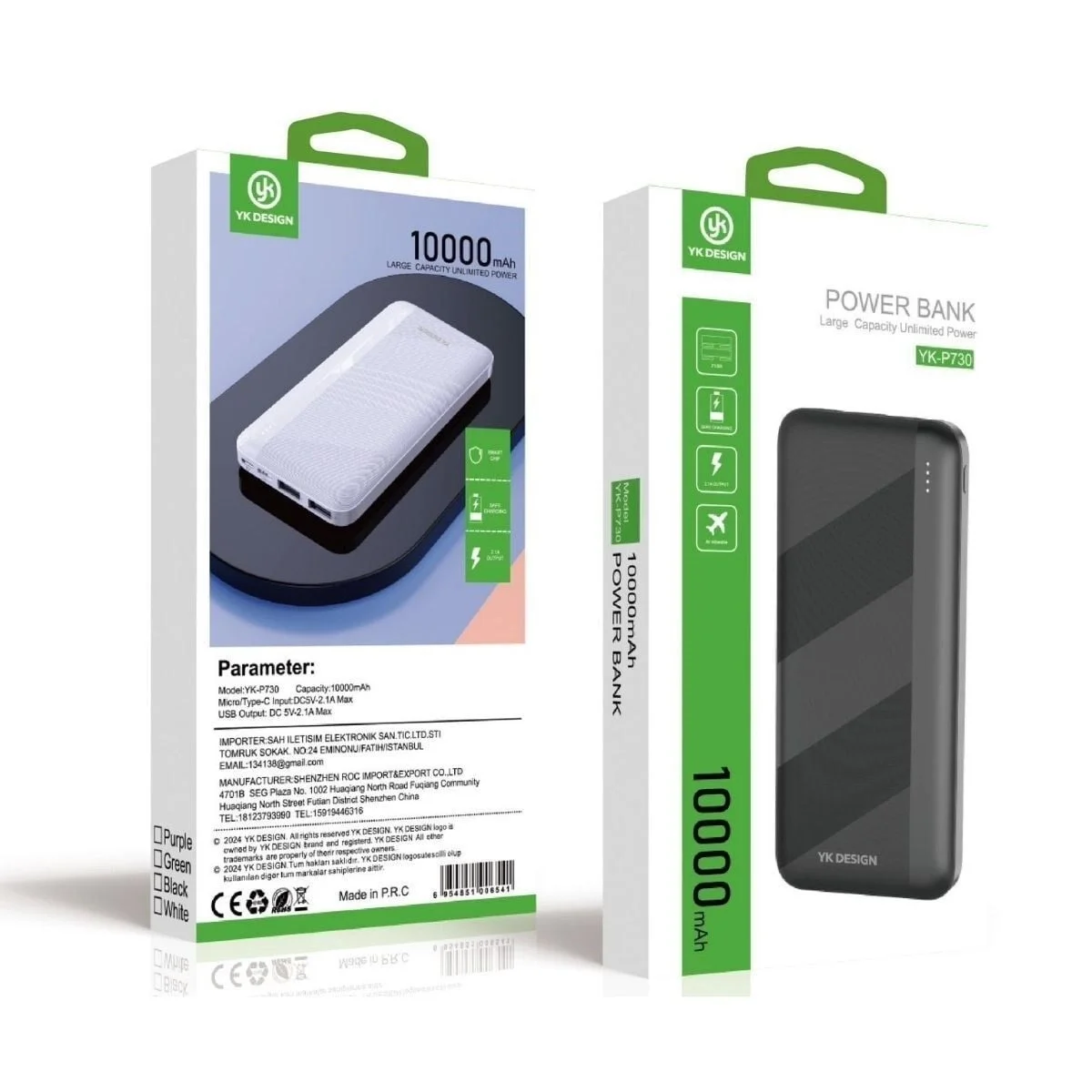 Mikro Type-C USB Hızlı Şarj Edebilen 10000 mAh Powerbank Fiyatı, Yorumları ve Özellikleri