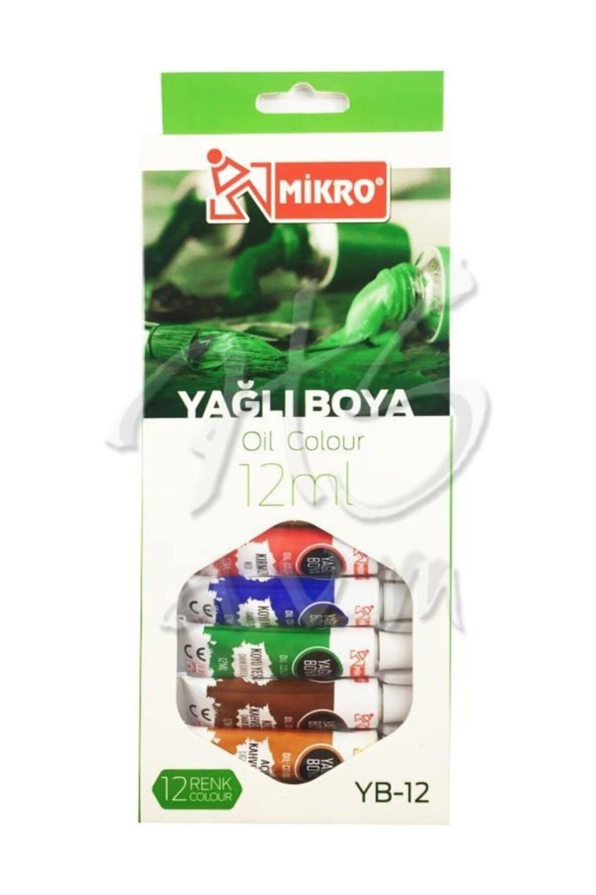 Anka Art Mikro Yağli Boya 12Ml 12Li
