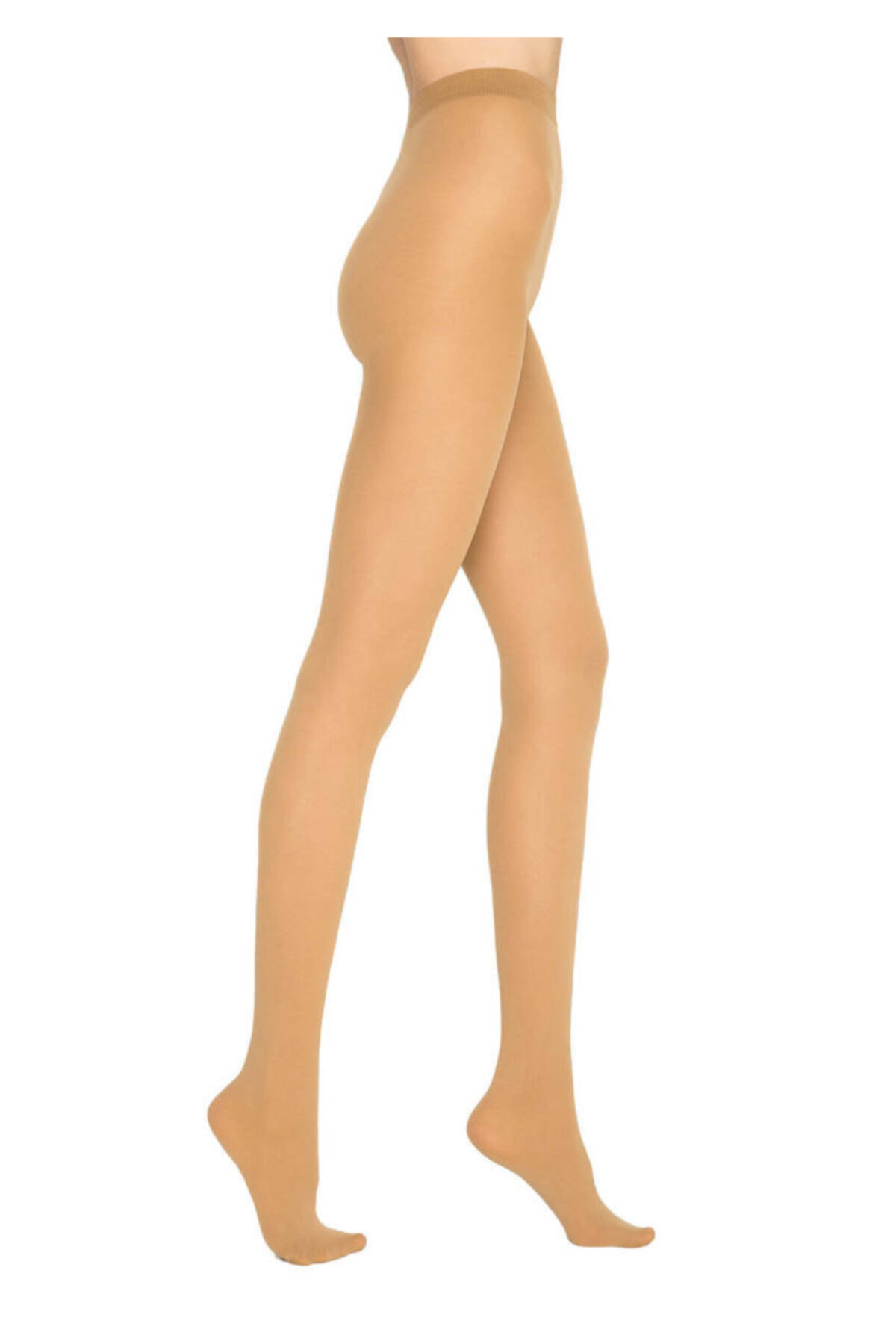 Mikro40 Orta Kalın Mat Külotlu Çorap | Ten