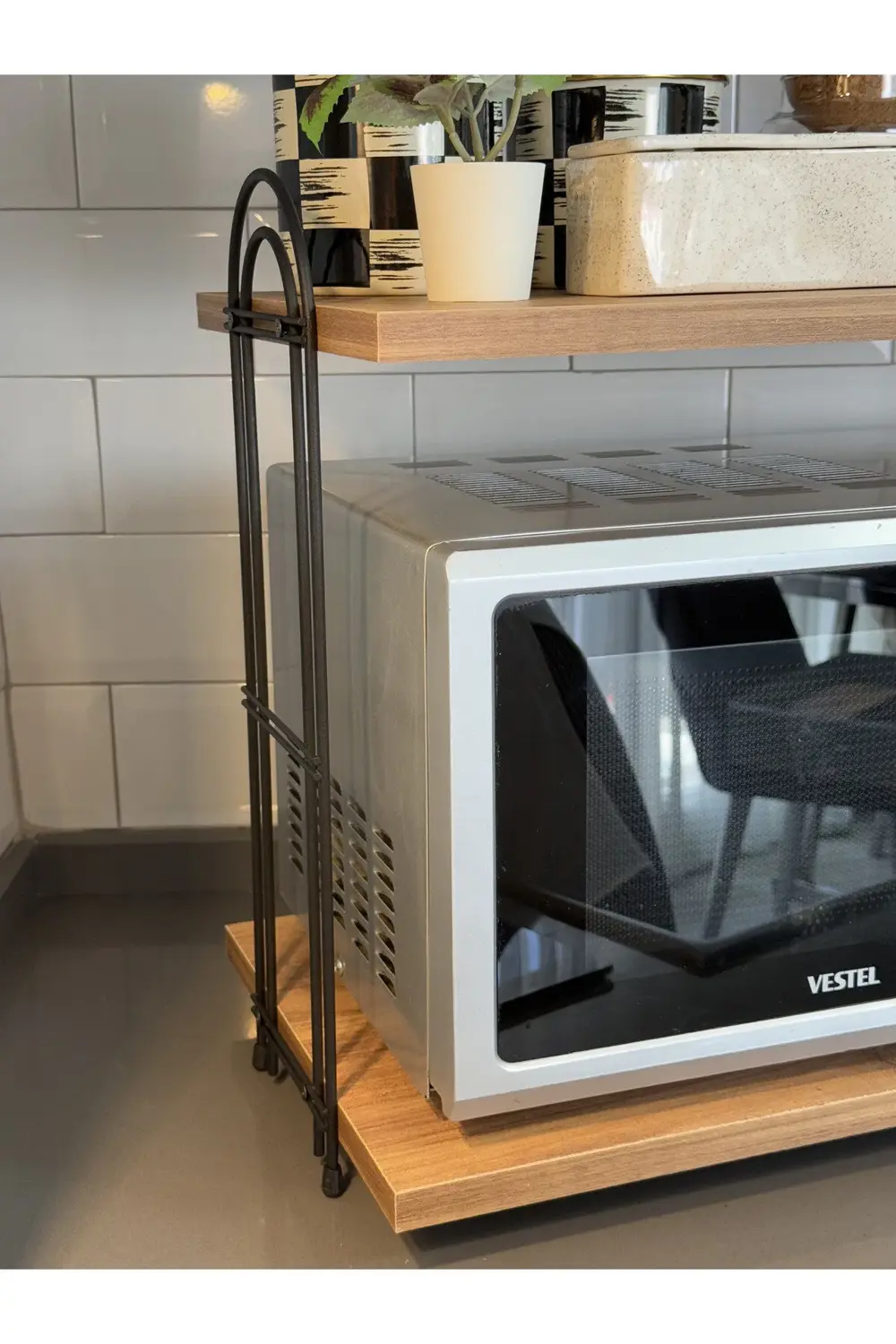 Mikrodalga Fırın Dolabı ÇAM Tezgah Üstü Fırın Microdalga Mutfak R