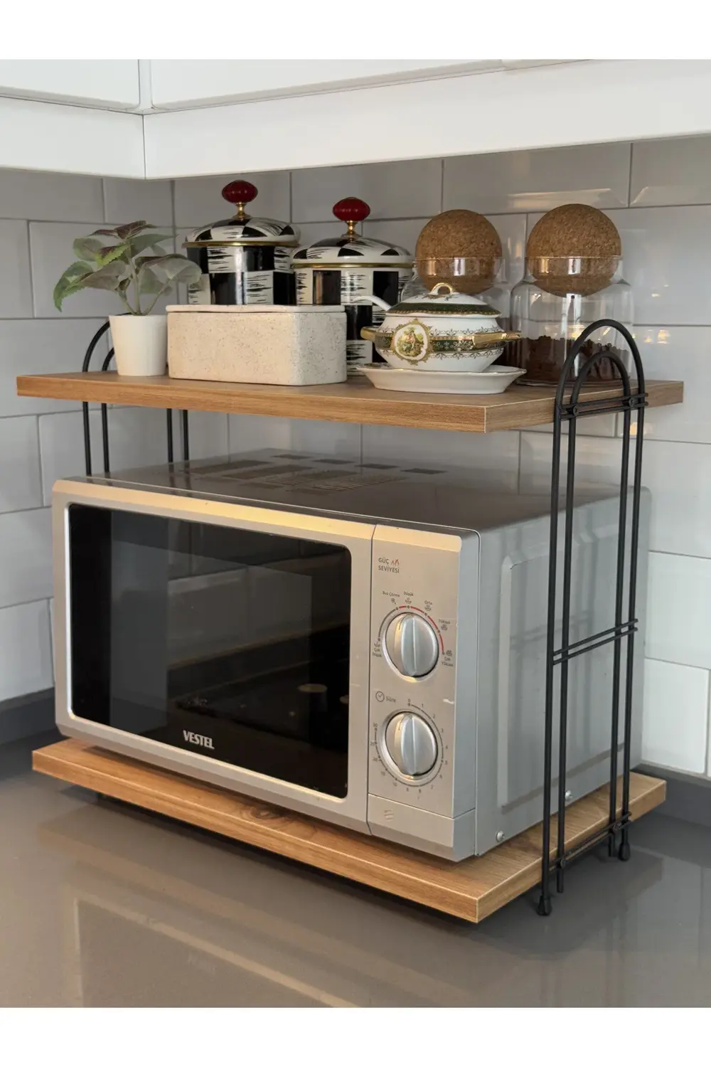 Mikrodalga Fırın Dolabı ÇAM Tezgah Üstü Fırın Microdalga Mutfak R