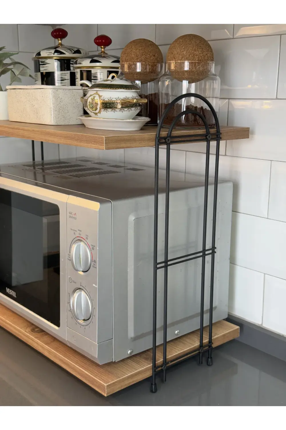 Mikrodalga Fırın Dolabı ÇAM Tezgah Üstü Fırın Microdalga Mutfak R