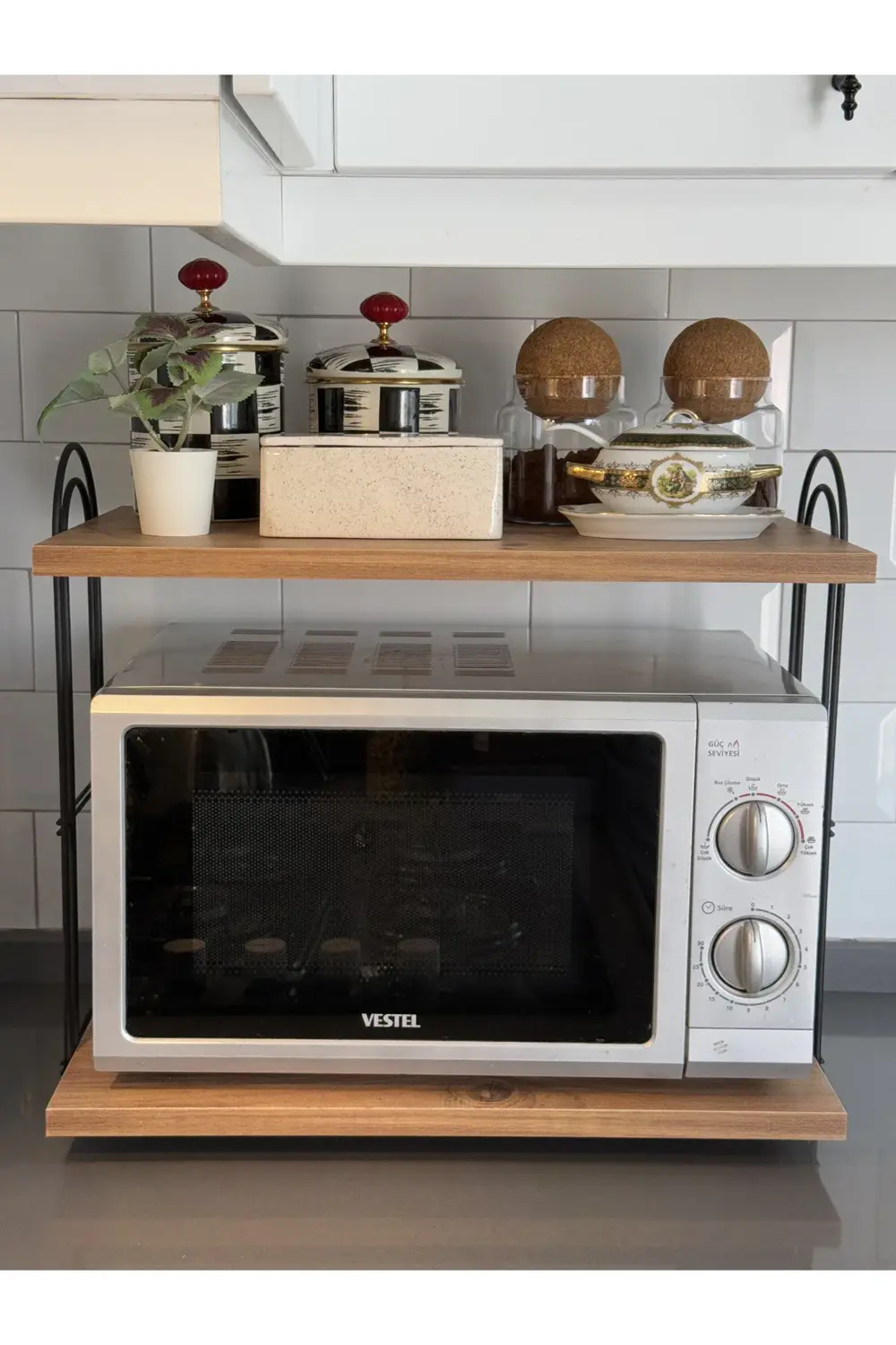 Mikrodalga Fırın Dolabı ÇAM Tezgah Üstü Fırın Microdalga Mutfak R
