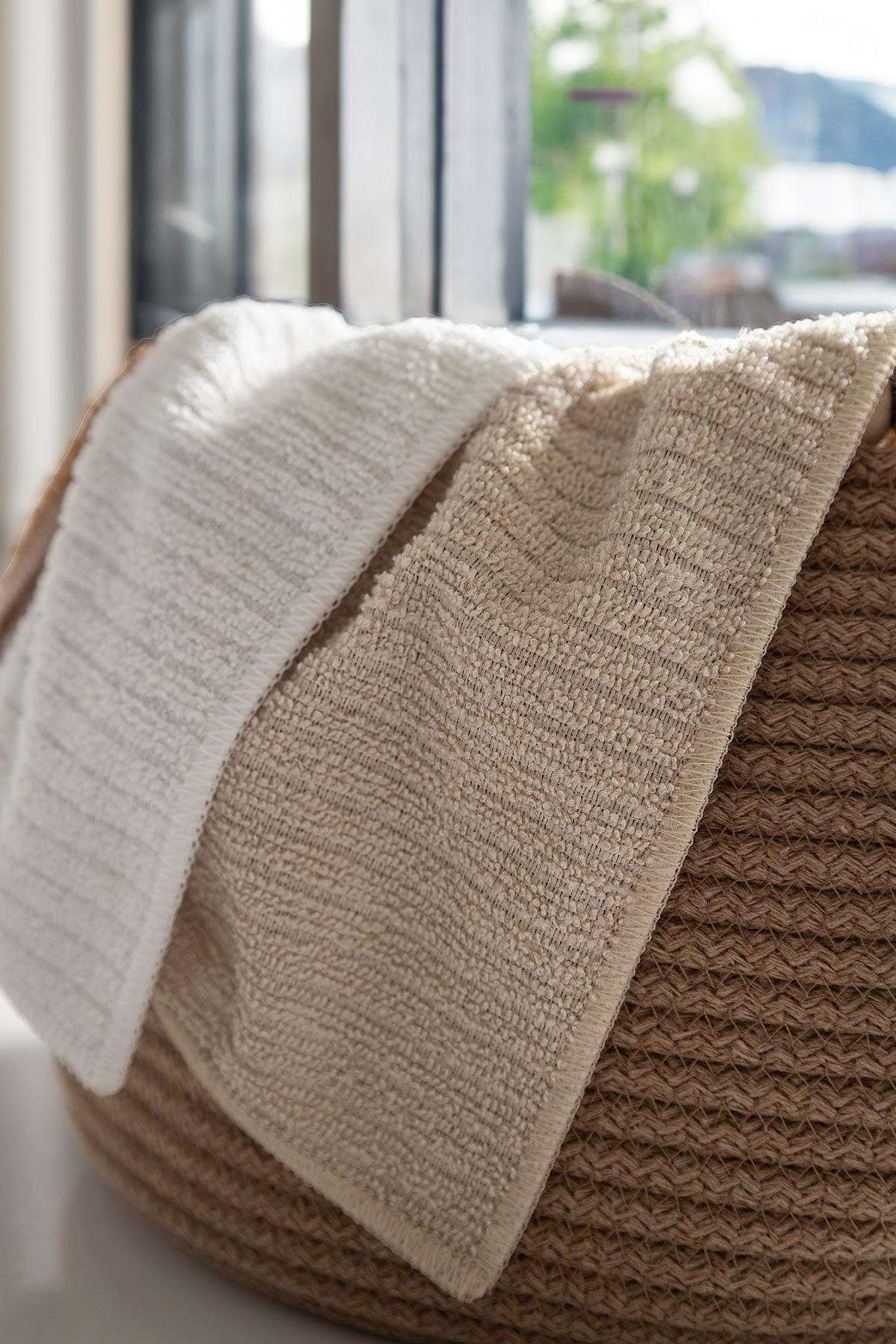 Pazar Kapısı Mikrofiber 3 Lü Temizlik Bezi 30X30 Cm Füme Krem Bej