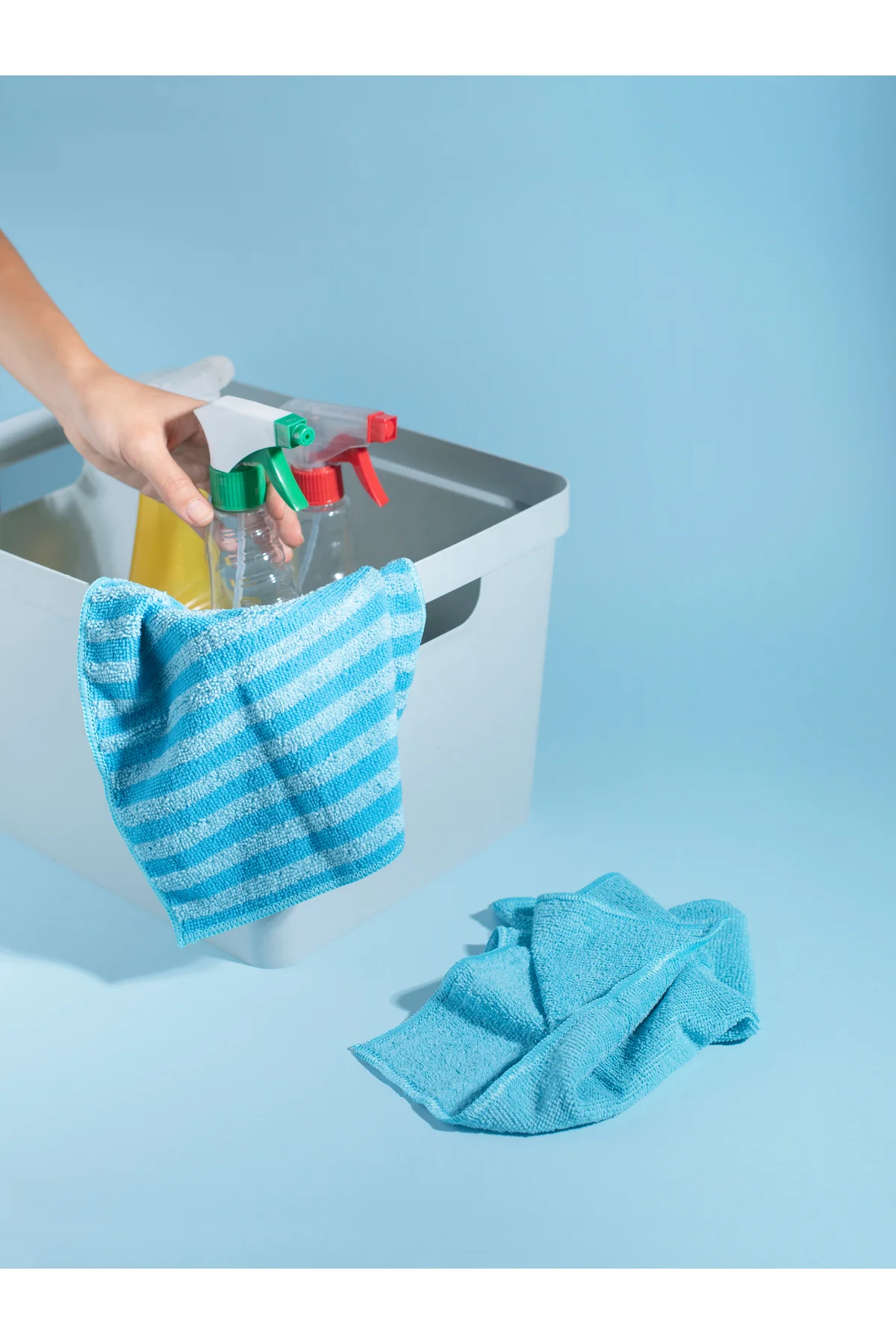 Mikrofiber Banyo Bezi 2'li Set, Çift Taraflı Hızlı Kuruyan Temizlik Bezi Seti 30x30 cm Fiyatı, Yorumları ve Özellikleri