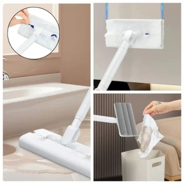 Mikrofiber Bezli Mop Paspas Pratik Temizlik ve Hijyen Aracı