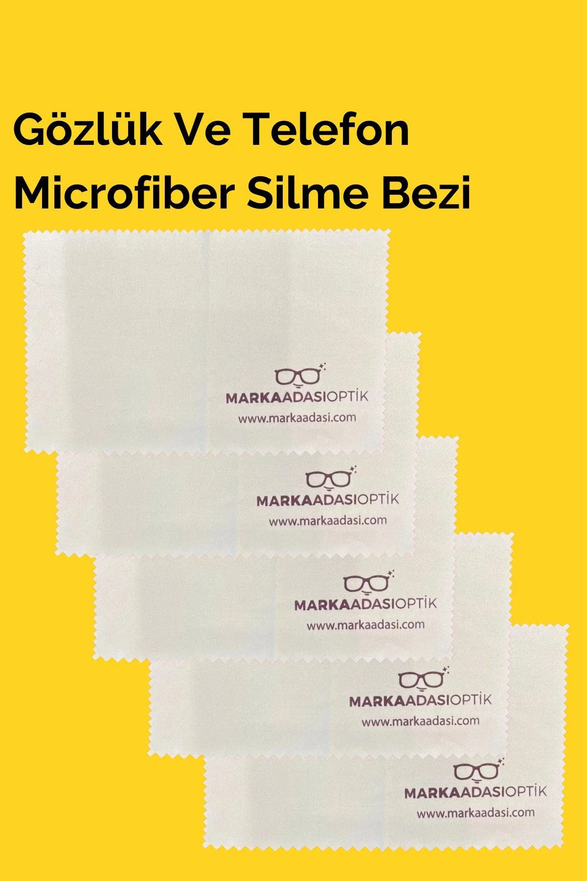 Mikrofiber Gözlük Silme Bezi 5 Adet