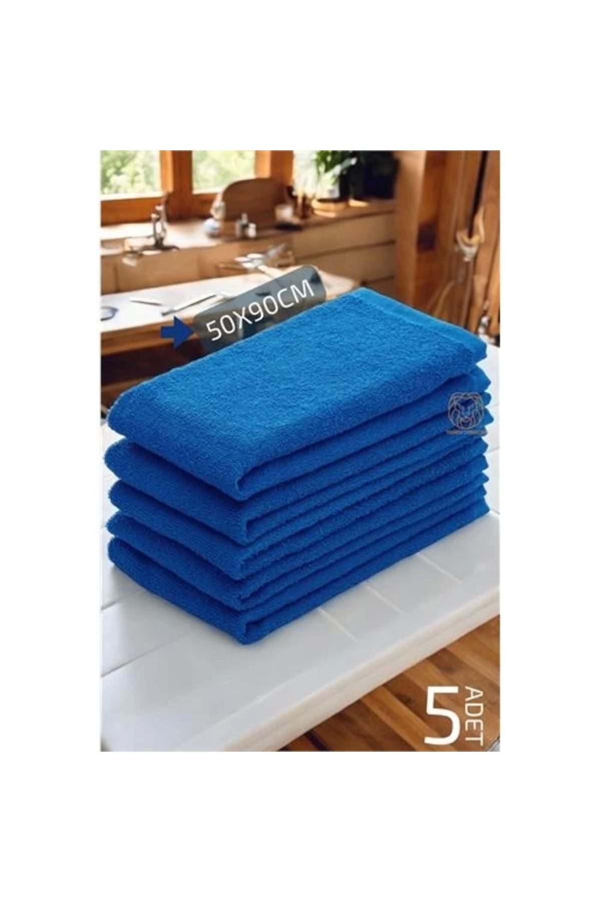 Mikrofiber Havlu Seti 50x90cm Mavi
