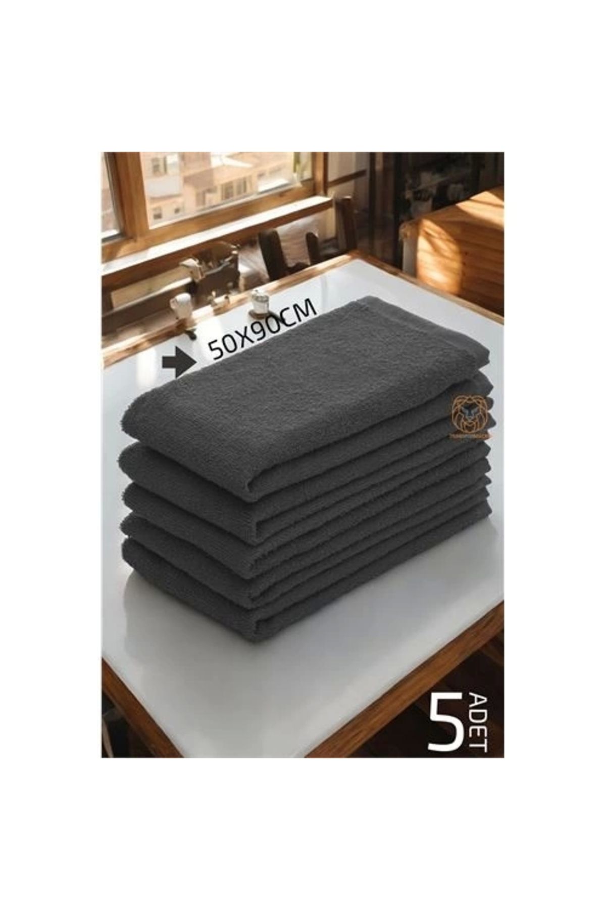 Modacar Mikrofiber Havlu Seti 50X90cm Gri