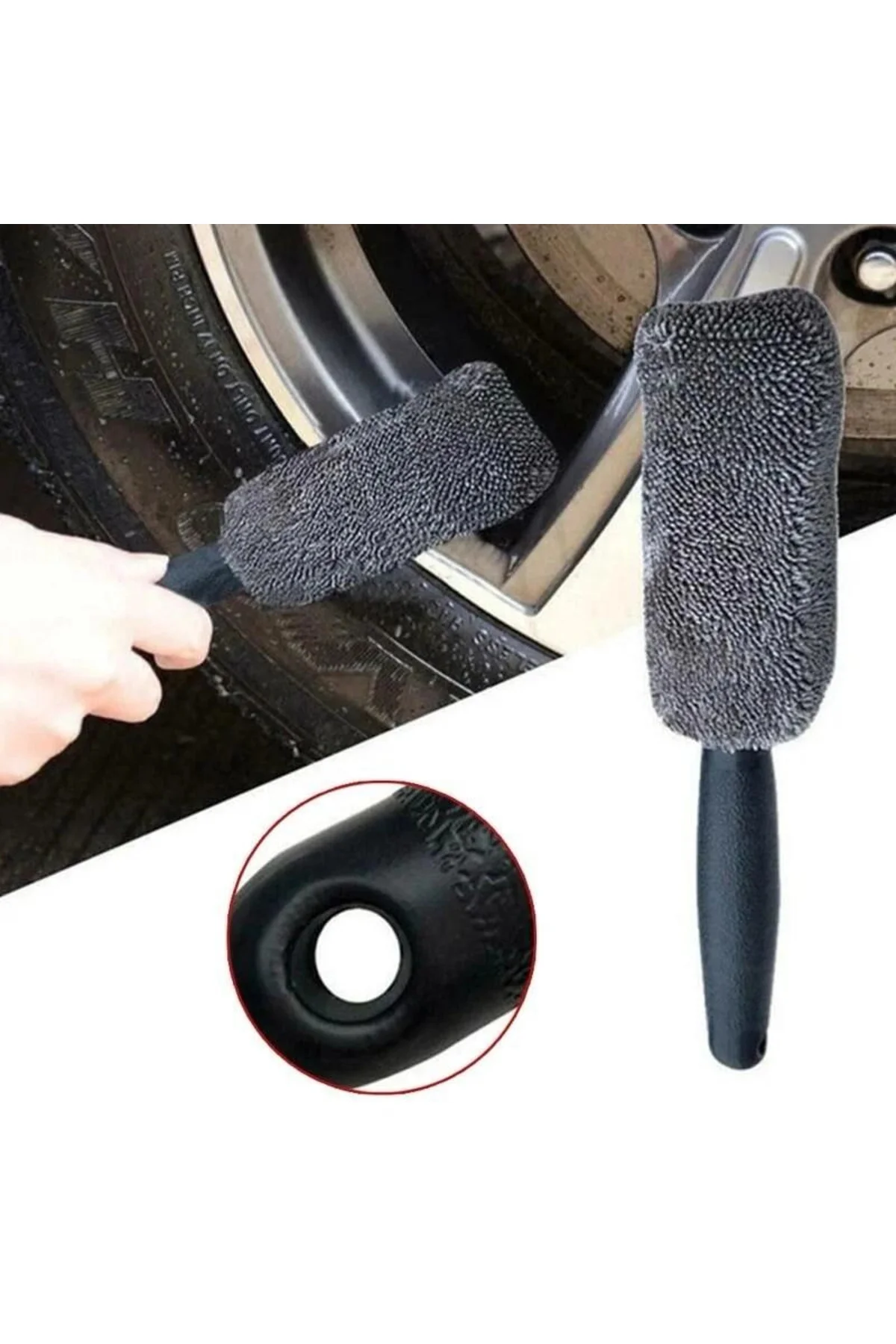 Mikrofiber Jant Temizleme Fırçası Mikrofiber Jant Temizleme Fırçası - Görsel 4