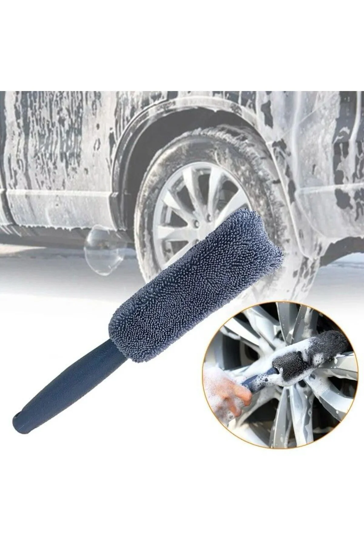 Mikrofiber Jant Temizleme Fırçası
