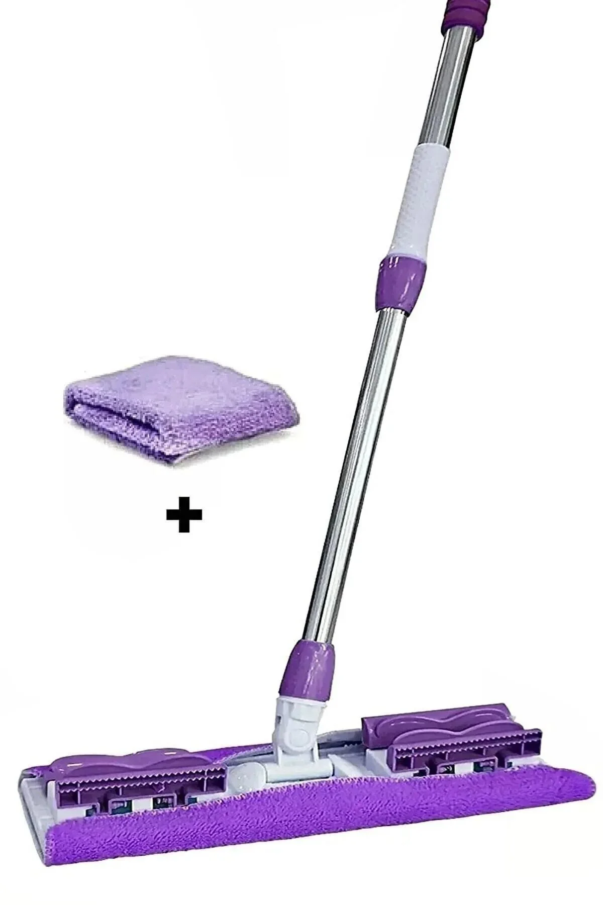 Mikrofiber Mandallı Mop Seti - Teleskopik Saplı, Yedek Bezli, Pratik Ve Dayanıklı Temizlik Mikrofiber Mandallı Mop Seti - Teleskopik Saplı, Yedek Bezli, Pratik Ve Dayanıklı Temizlik - Görsel 5