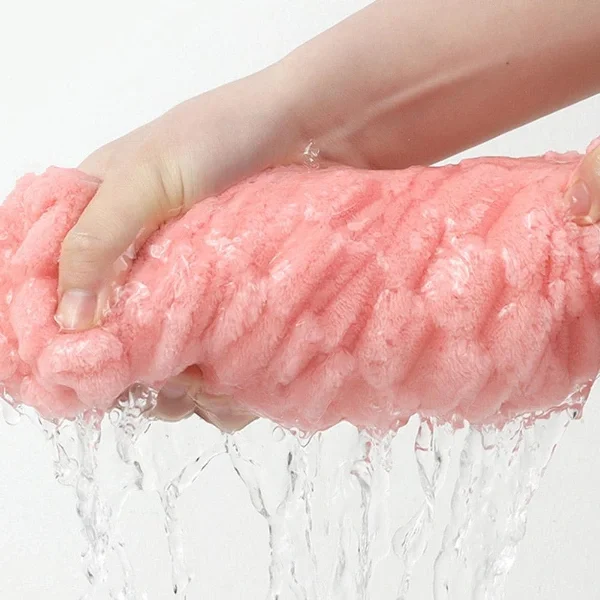 Mikrofiber Örgü Saç Kurutma Bone Havlu