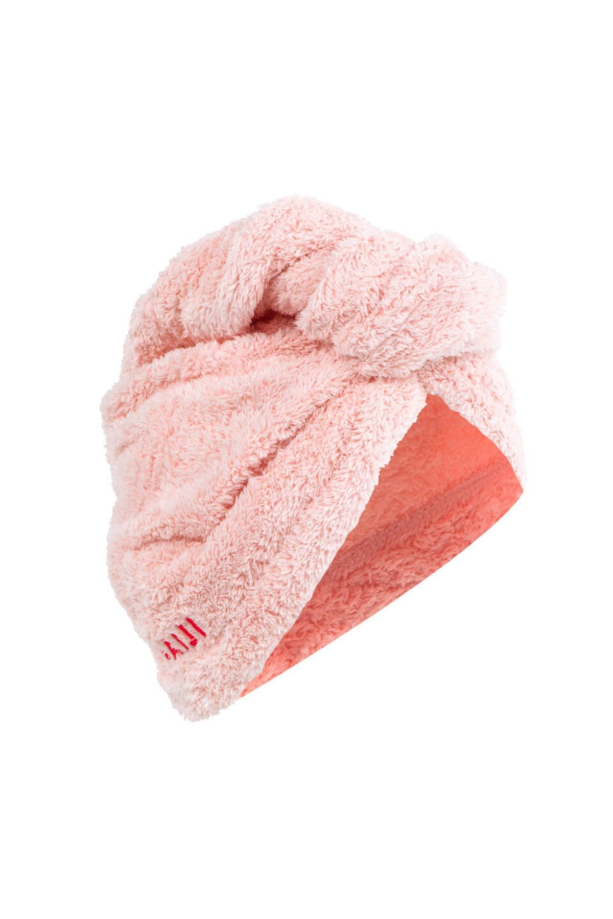Decathlon - Mikrofiber Saç Plaj Havuz Havlusu Açik Pembe