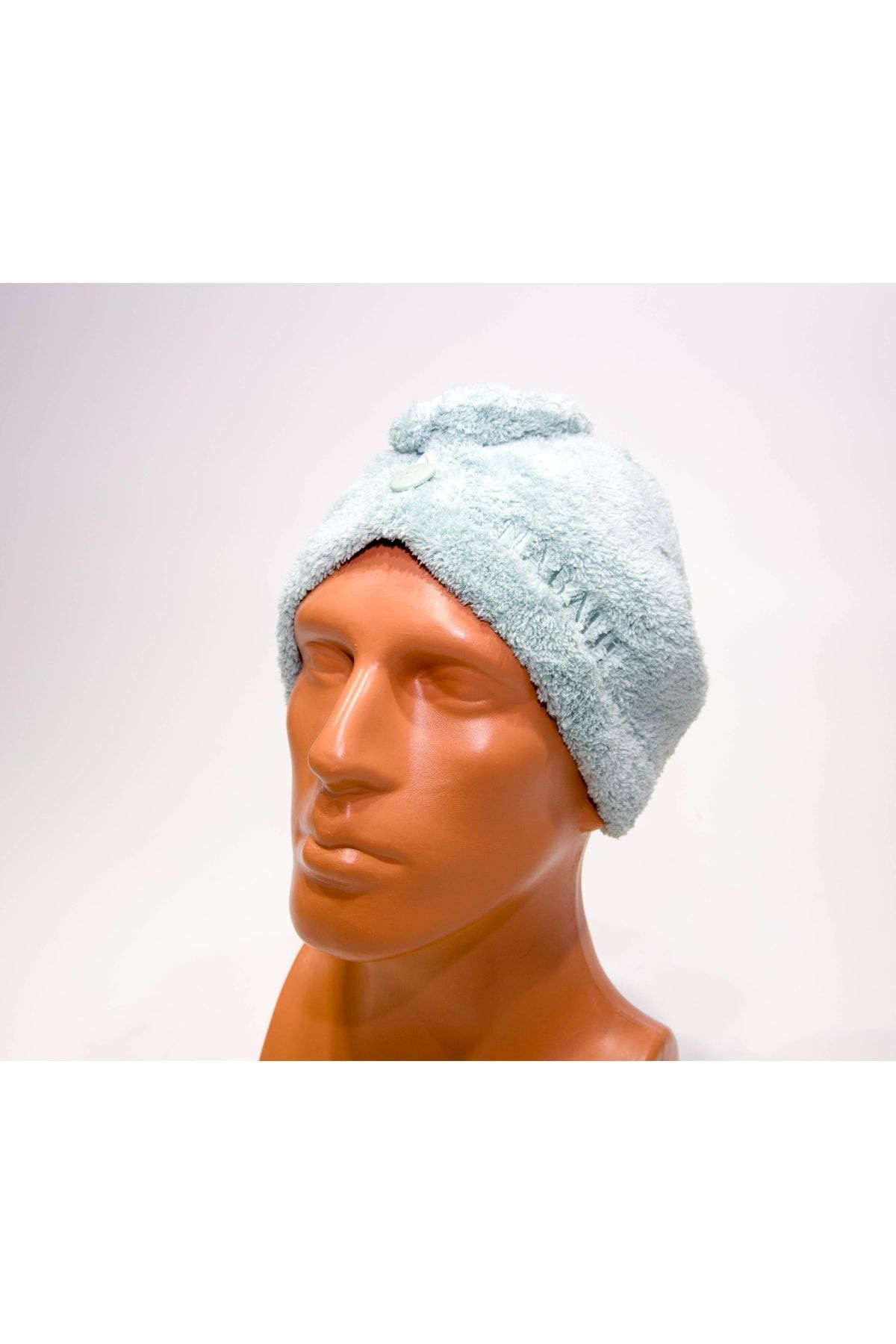 Decathlon Mikrofiber Saç - Baş Havlusu - Su Yeşili Nabaiji Meridyendukkan