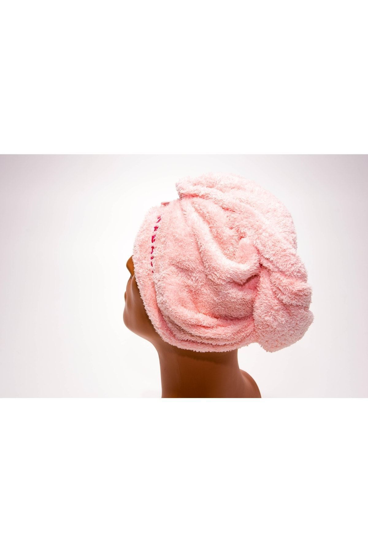 Decathlon - Mikrofiber Saç Baş Havlusu Açik Pembe