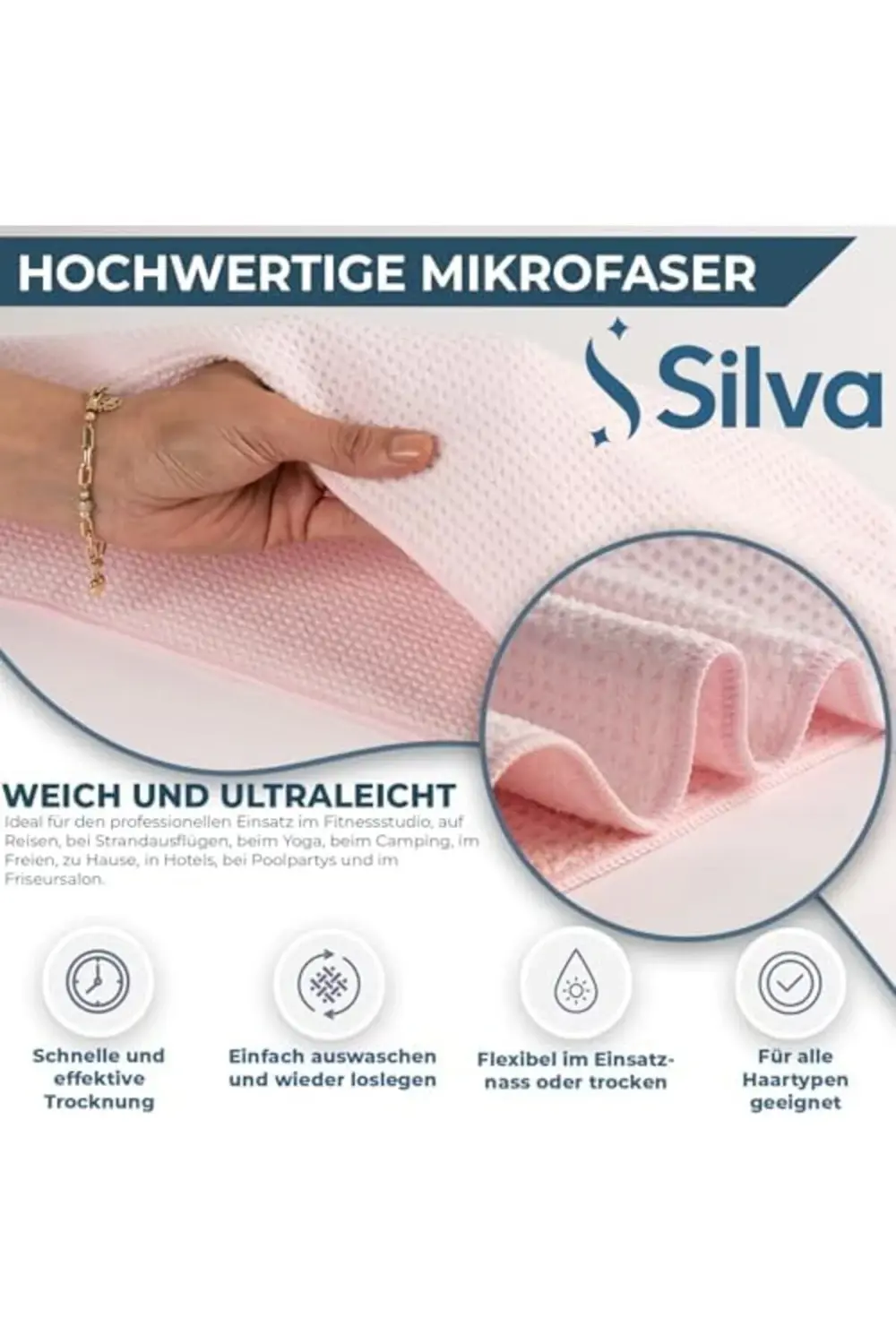 Mikrofiber Saç - Pembe 395519