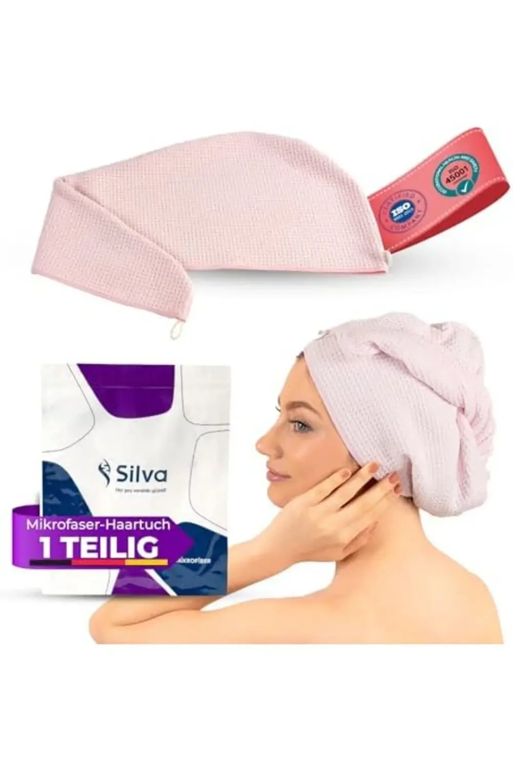 Mikrofiber Saç - Pembe 395519