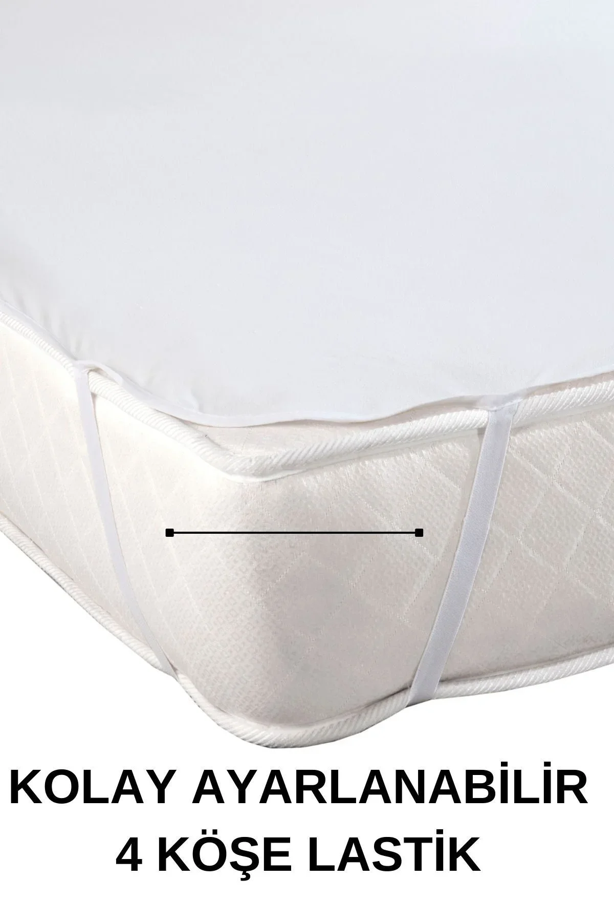 Mikrofiber Su Sıvı Geçirmez Köşe Lastikli Alez Çarşaf Tek Çift Kişilik Bebek Park Yatak Alezi - Görsel 7