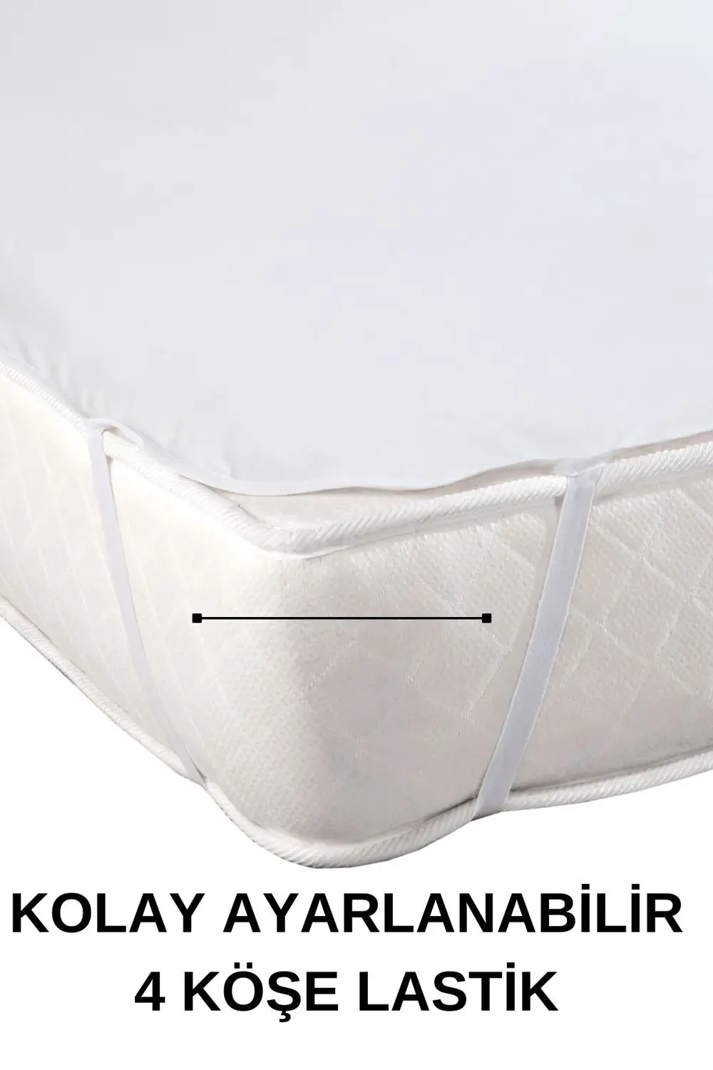 Mikrofiber Su Sıvı Geçirmez Köşe Lastikli Alez Çarşaf Tek Çift Ki