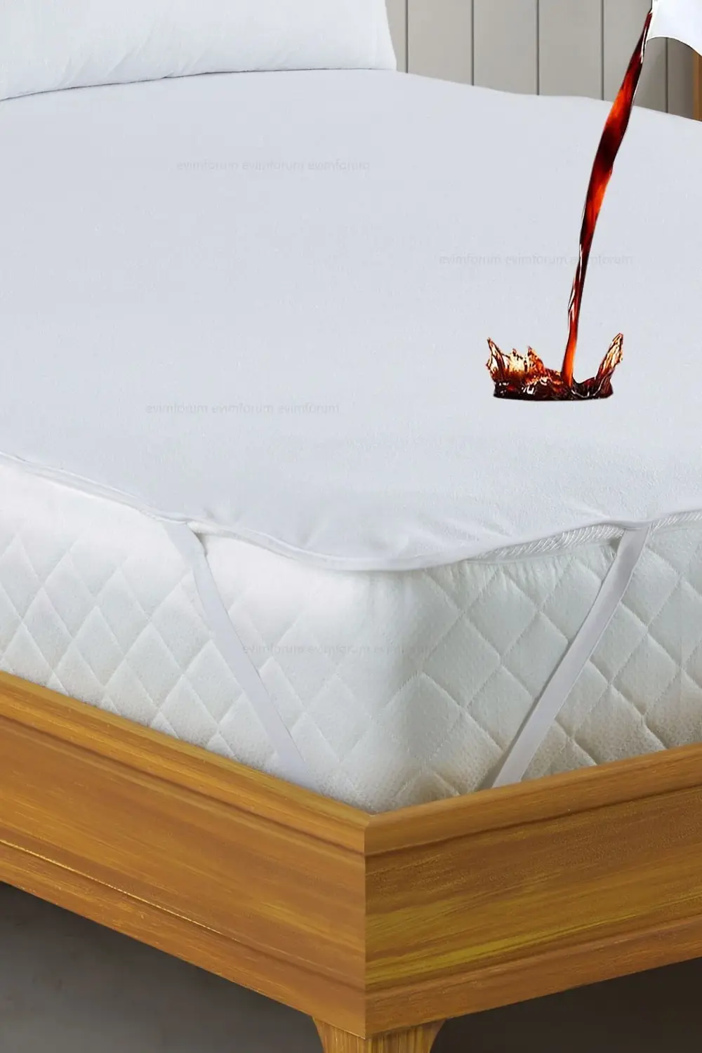 Mikrofiber Su Sıvı Geçirmez Köşe Lastikli Alez Çarşaf Tek Çift Ki