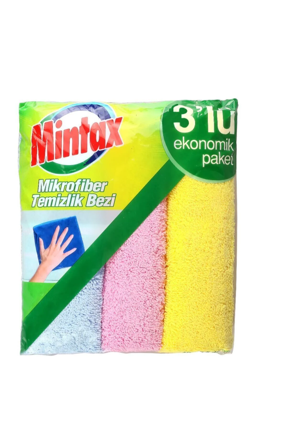 Mikrofiber Temizlik Bezi 3 Lü Adet