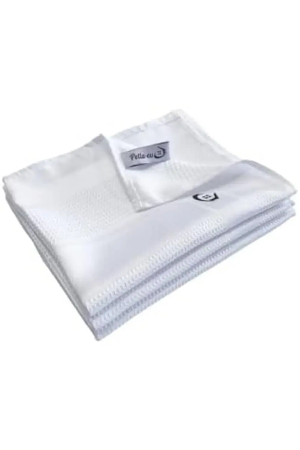 Mikrofiber Temizlik Bezi, 3'lü Set, 40x60 cm, Beyaz, Cam ve Genel