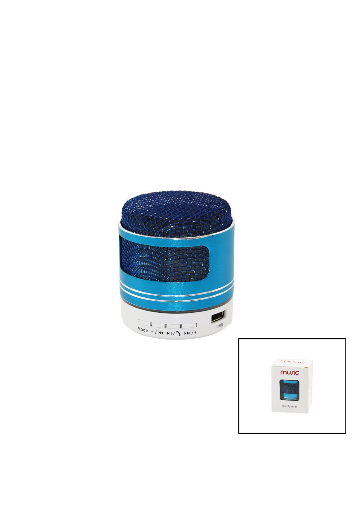 Ok Aksesuar Mikrofon Kafa Modeli Bluetooth Wireless Mini Hoparlör Speaker Usb