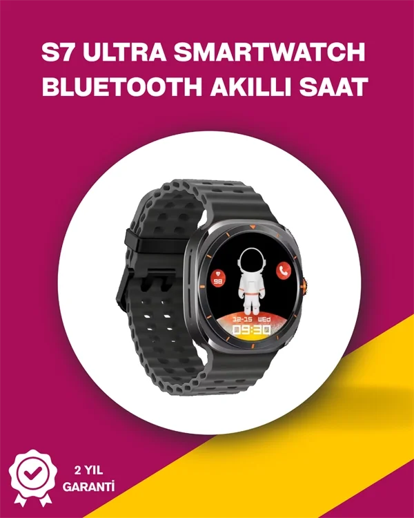 Mikrofon ve Hoparlörlü Akıllı Saat | Takvim, Titreşim, Kronometre