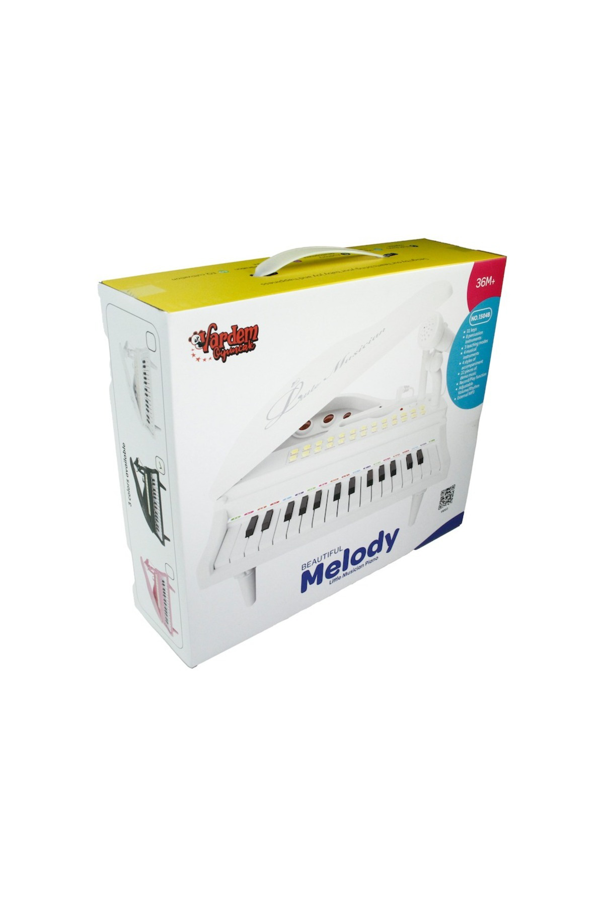 Oyuncak Store Mikrofonlu 31 Tuşlu Mp3 Çalar Piyano Siyah