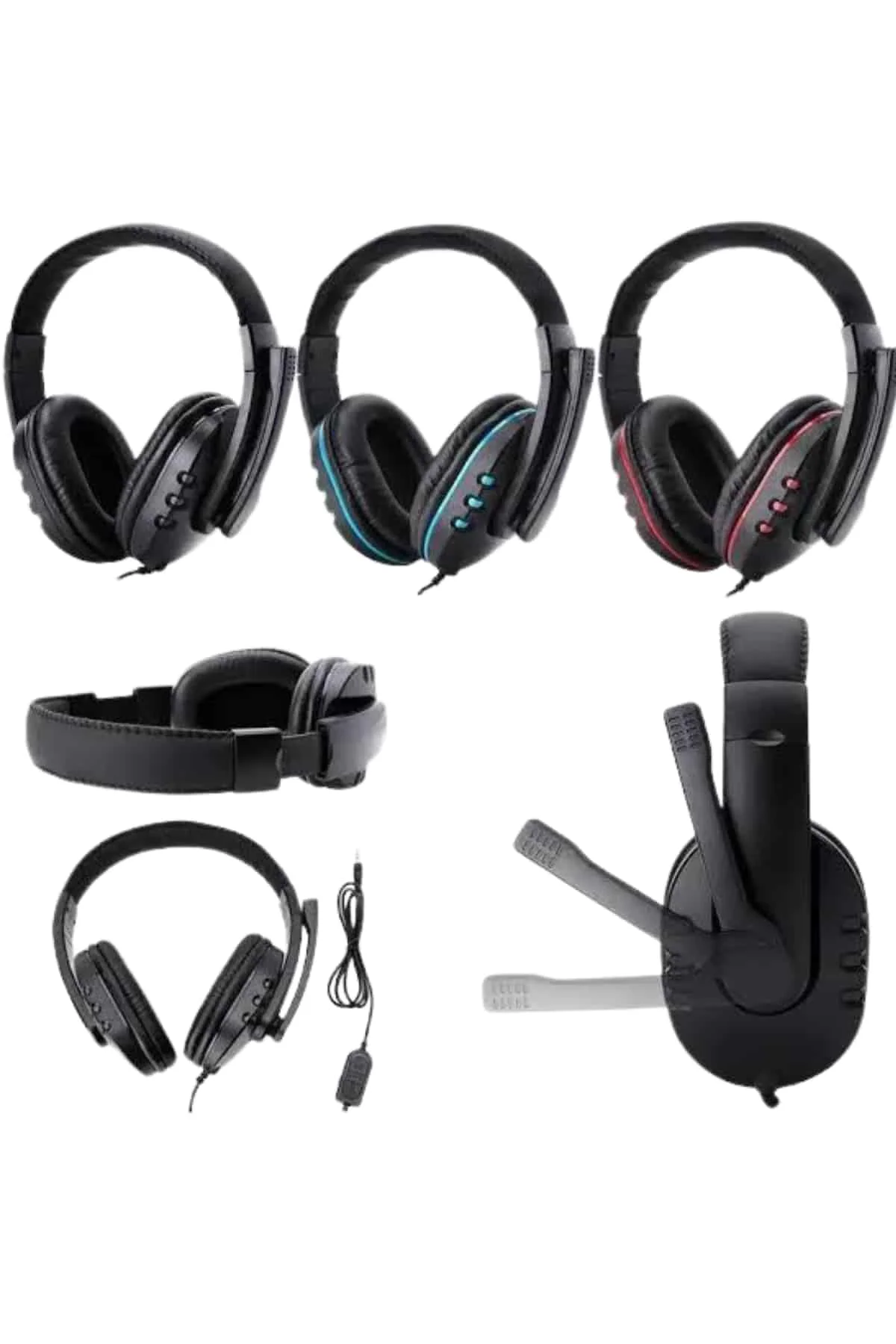 Mikrofonlu Gamer Kulaklık Oyuncu Kulaklığı Yüksek Ses Kaliteli St