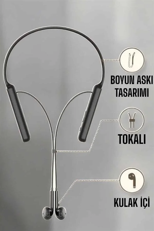 Mikrofonlu Kablolu Bluetooth Kulaklık Yeni Nesil Yüksek Ses Kaliteli