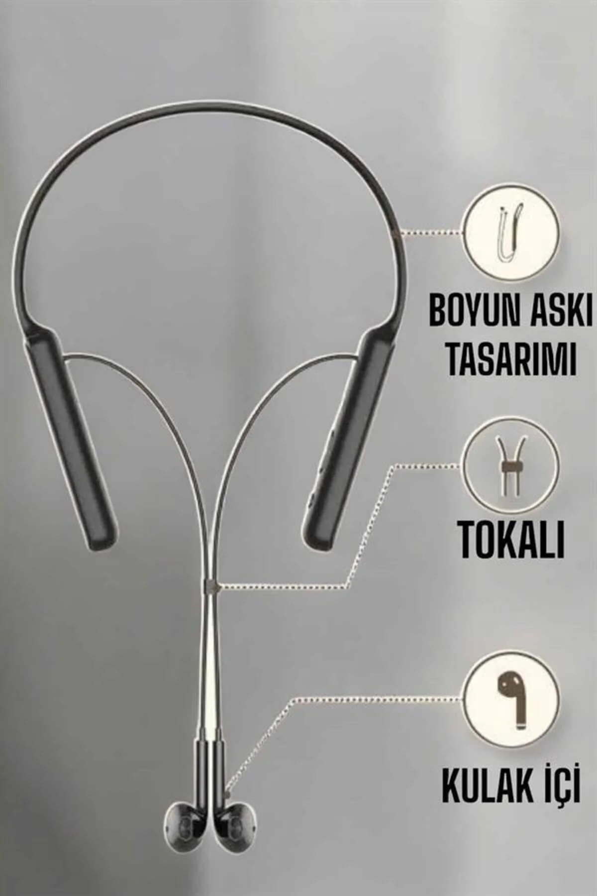 Mikrofonlu Kablolu Bluetooth Kulaklık Yeni Nesil Yüksek Ses Kalit