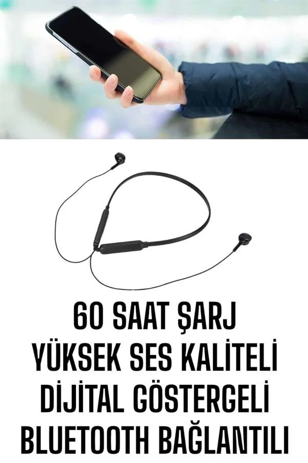 Mikrofonlu Kablolu Bluetooth Kulaklık - Aktif Gürültü Önleme ve Dokunmatik Kontrol