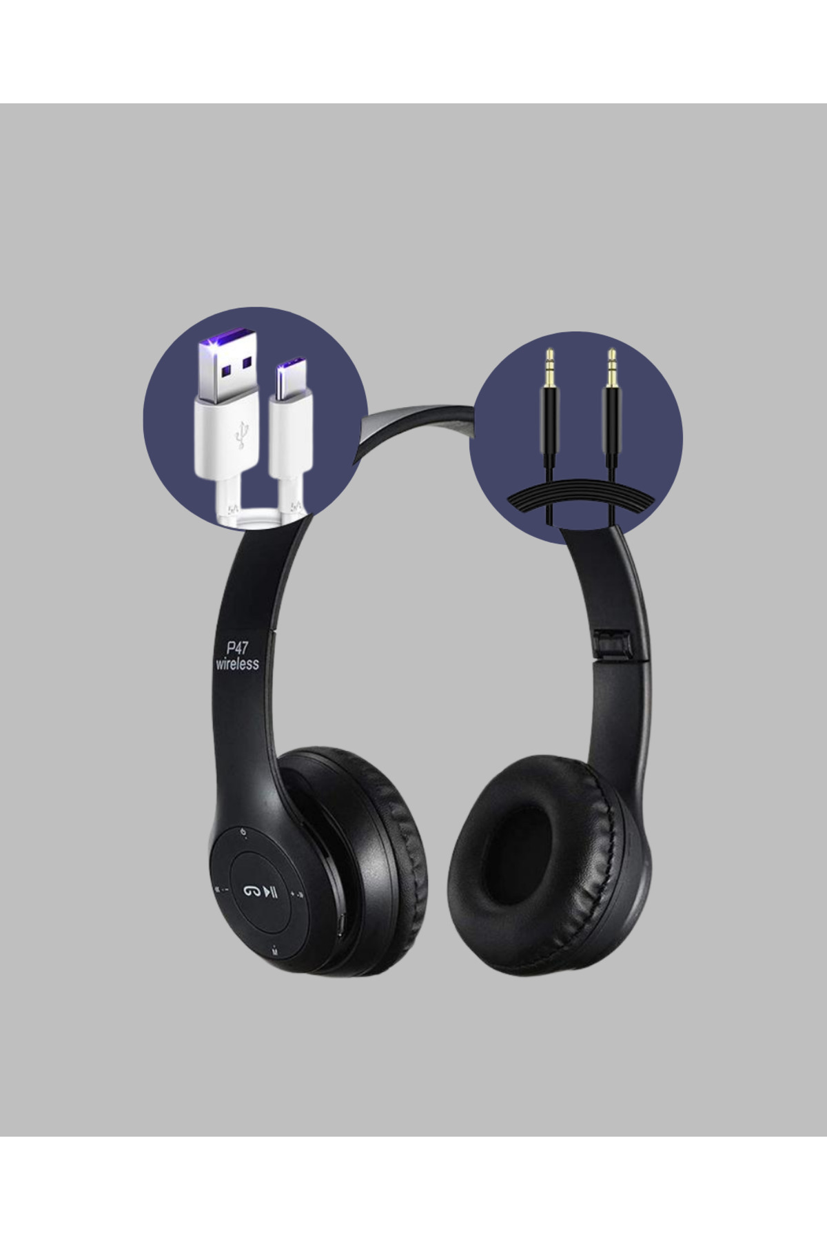 Mikrofonlu Kablosuz Kulaklık | Uzun Pil Ömrü Ve Stereo Ses Perfor