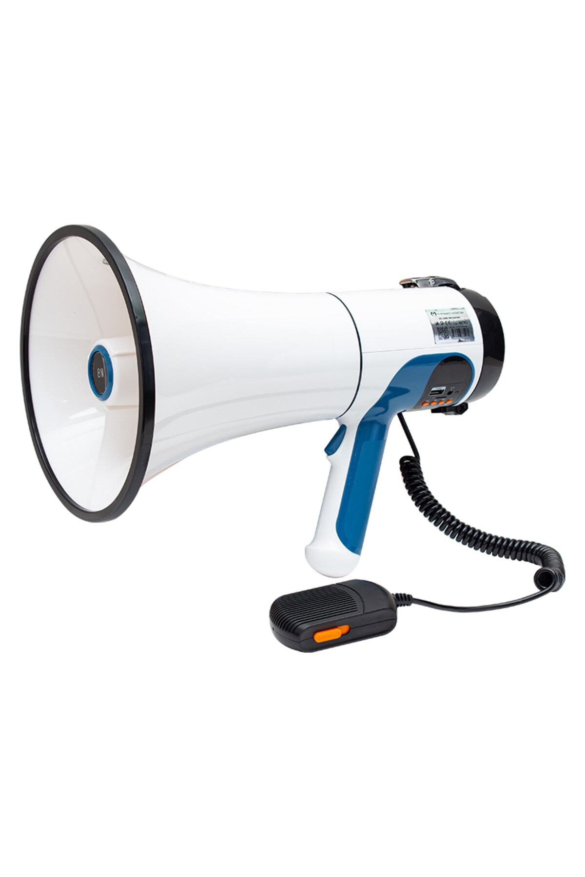 Mikrofonlu Megafon 100 Wat Ses Gücü SD Kaartlı KPF49-J55L