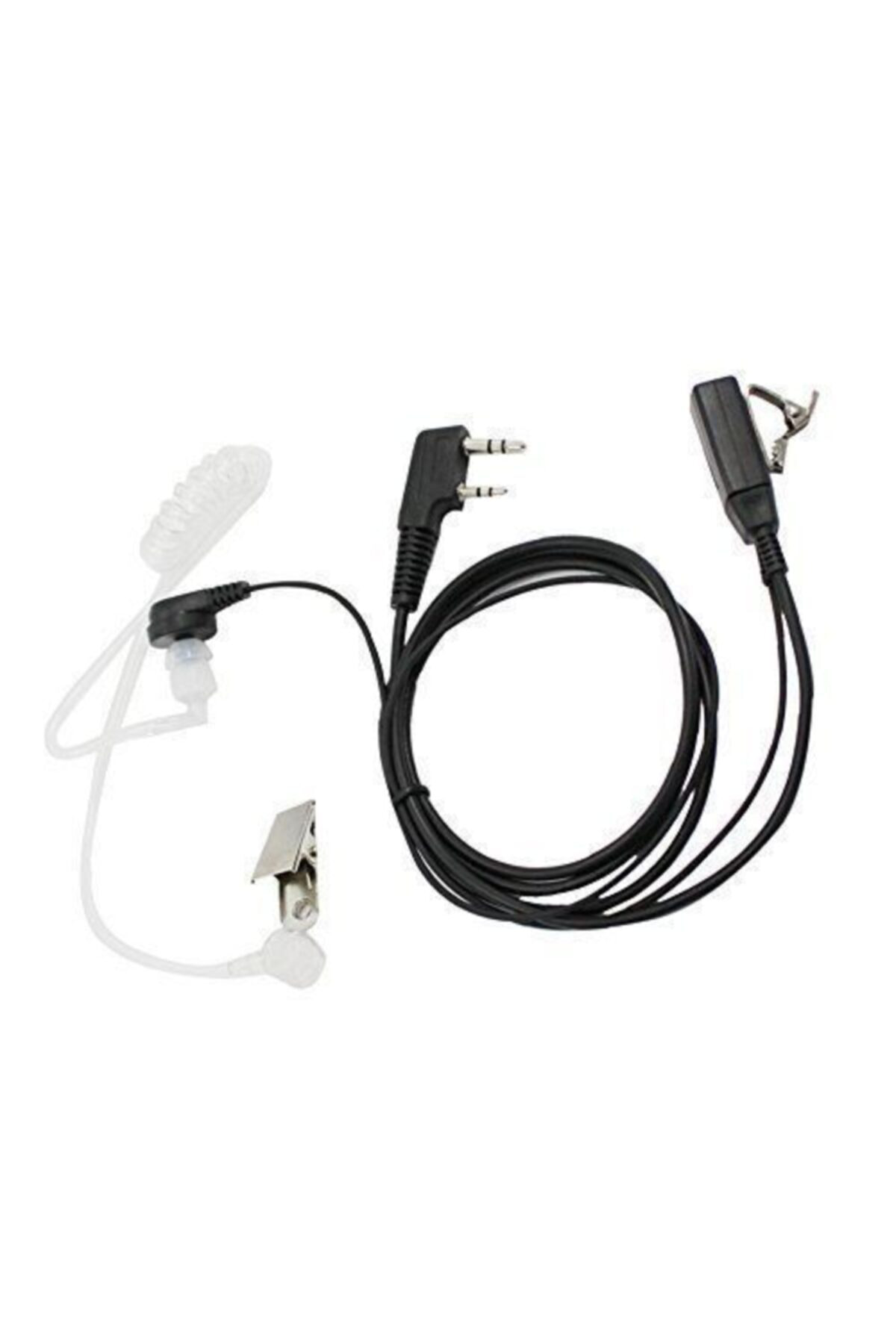 Mikrofonlu Şeffaf Akustik Hortum Tipi Silikon Gizli Ajan Koruma S