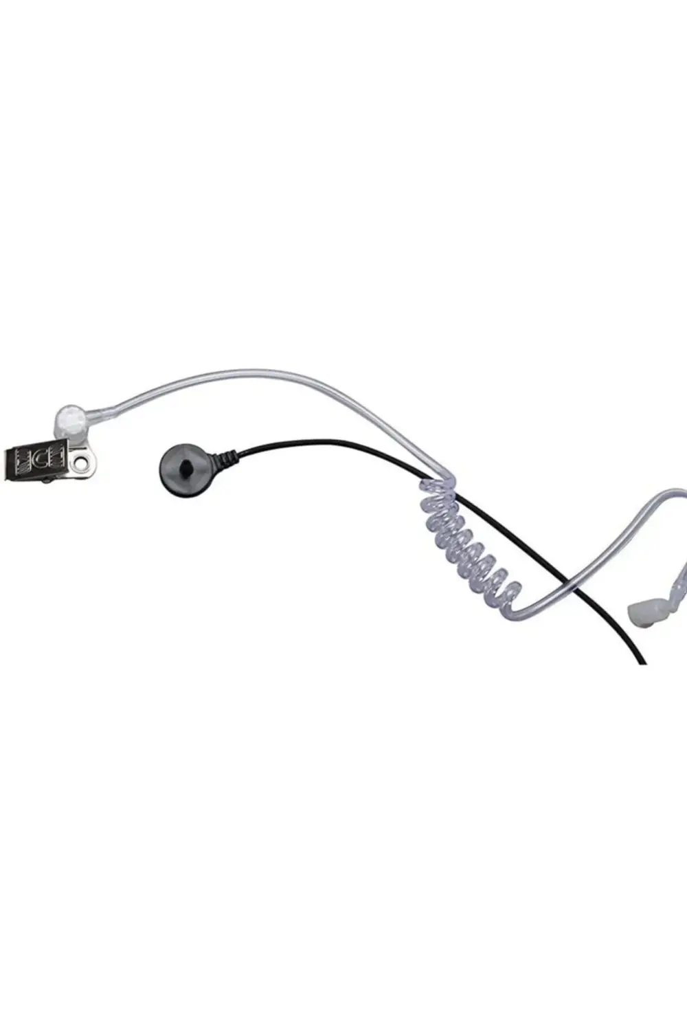 Mikrofonlu Şeffaf Akustik Hortum Tipi Silikon Gizli Ajan Koruma S