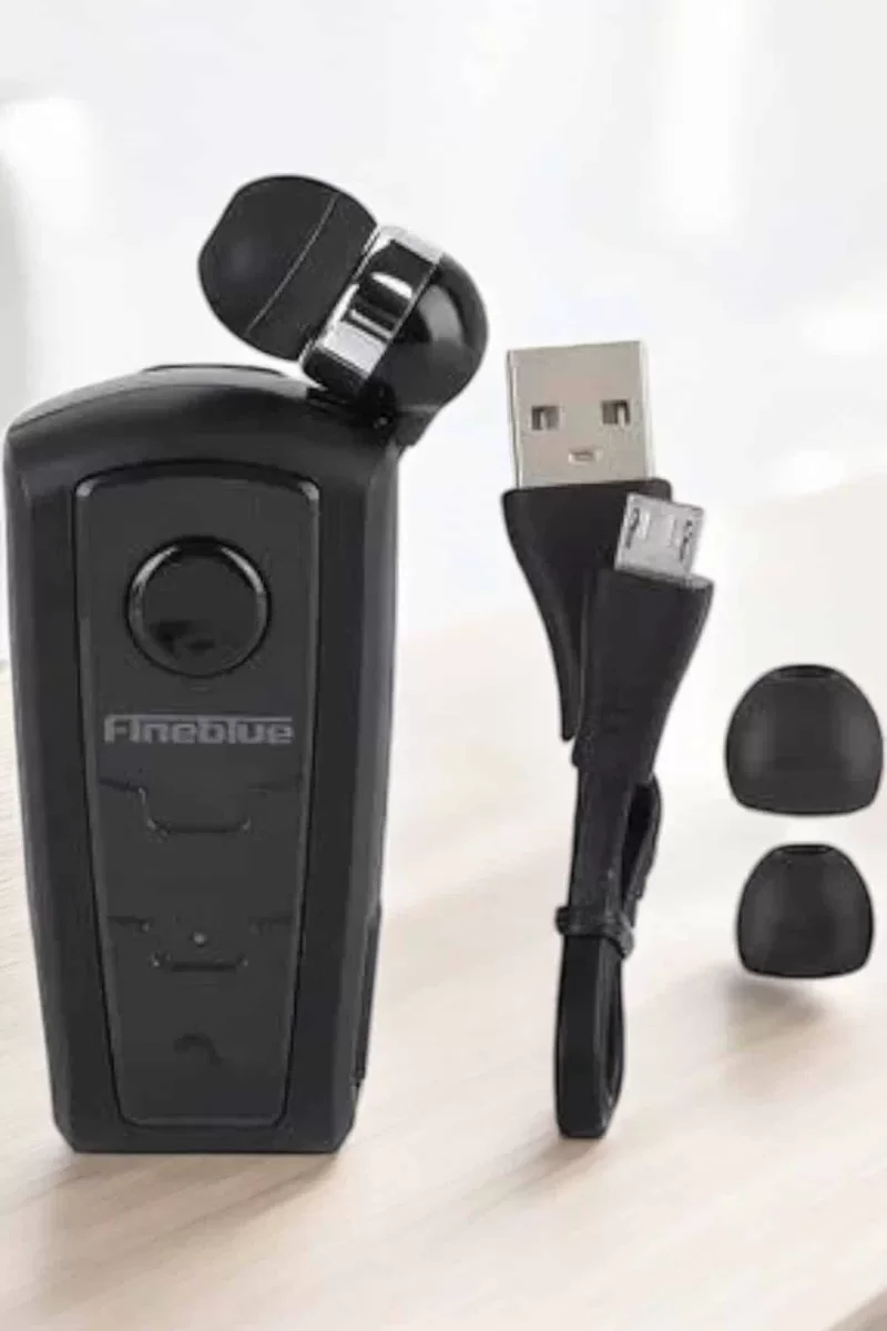 Mikrofonlu Titreşimli Makaralı Bluetooth Kulakiçi Kulaklık - Tüm Telefonlara Uyumlu ve Pratik Çözüm