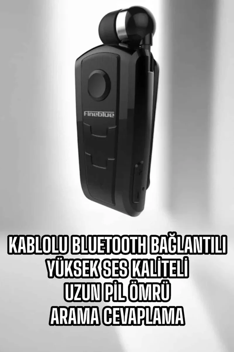 Mikrofonlu Titreşimli Makaralı Bluetooth Kulakiçi Kulaklık - Tüm Telefonlara Uyumlu ve Pratik Çözüm