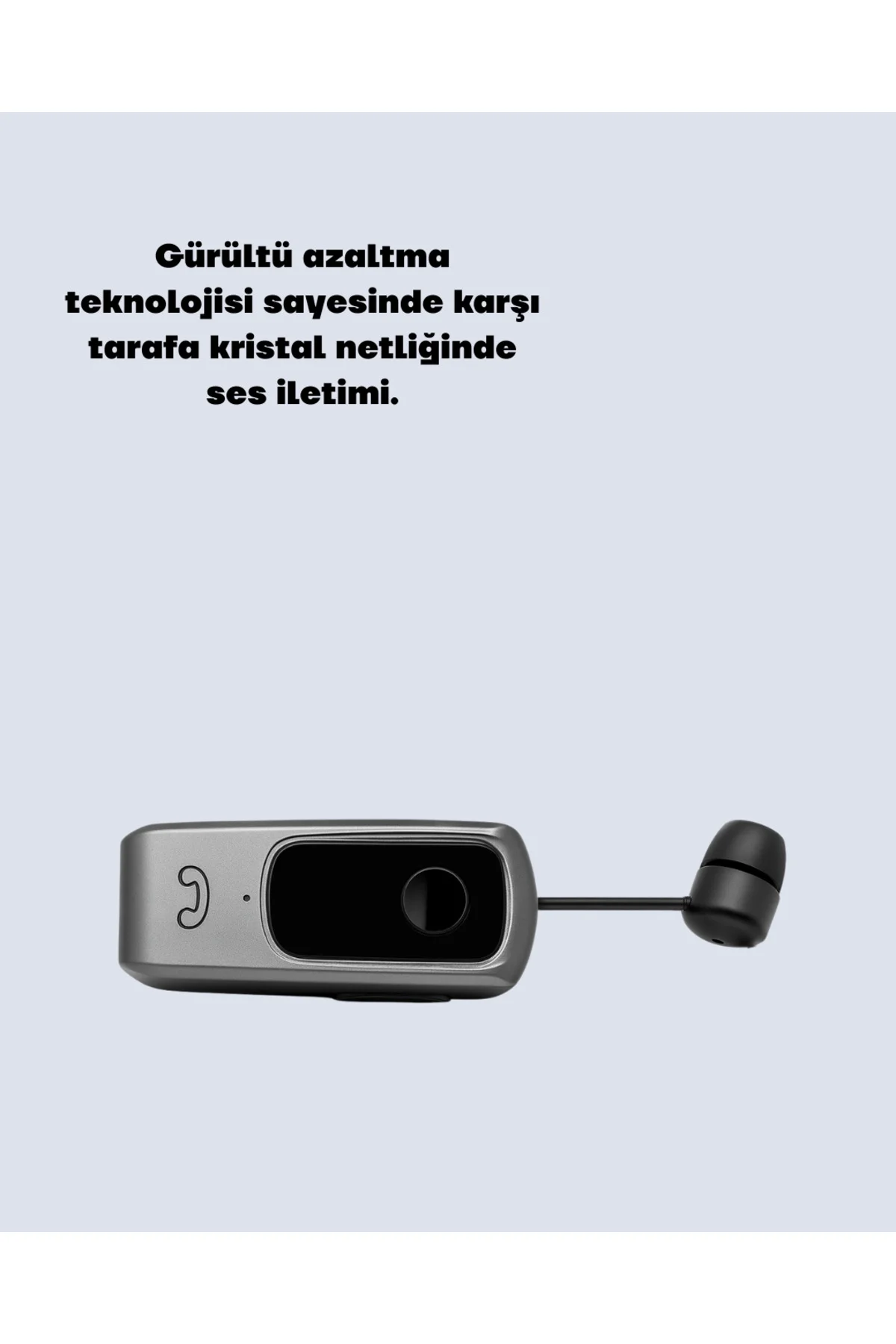 Mikrofonlu ve Ses Kontrollü Kablosuz Kulak İçi Kulaklık - Lisinya