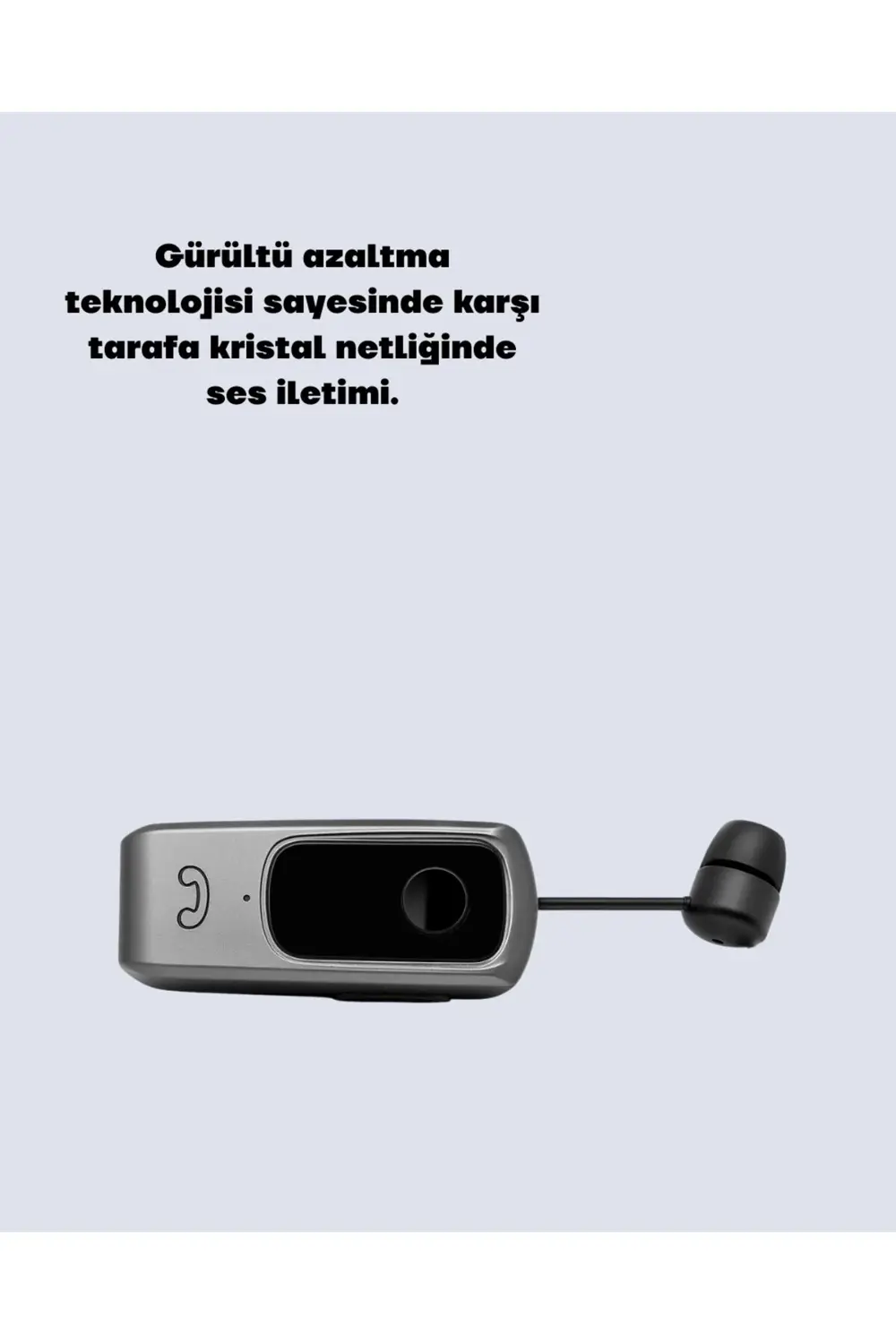 Mikrofonlu ve Ses Kontrollü Kablosuz Kulak İçi Kulaklık